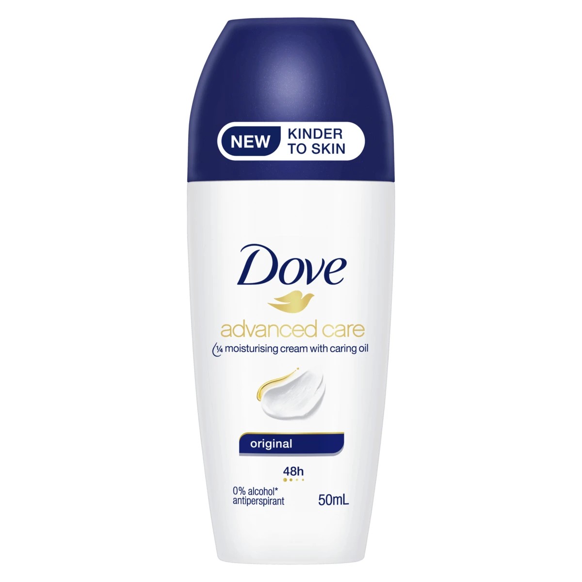 1 Dove Advanced Care Original Antiperspirant Deodorant Roll-On 50ml, 1 of 3