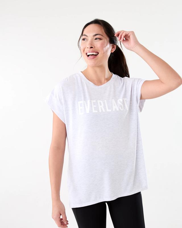 Everlast Womens Relaxed Longline T-s