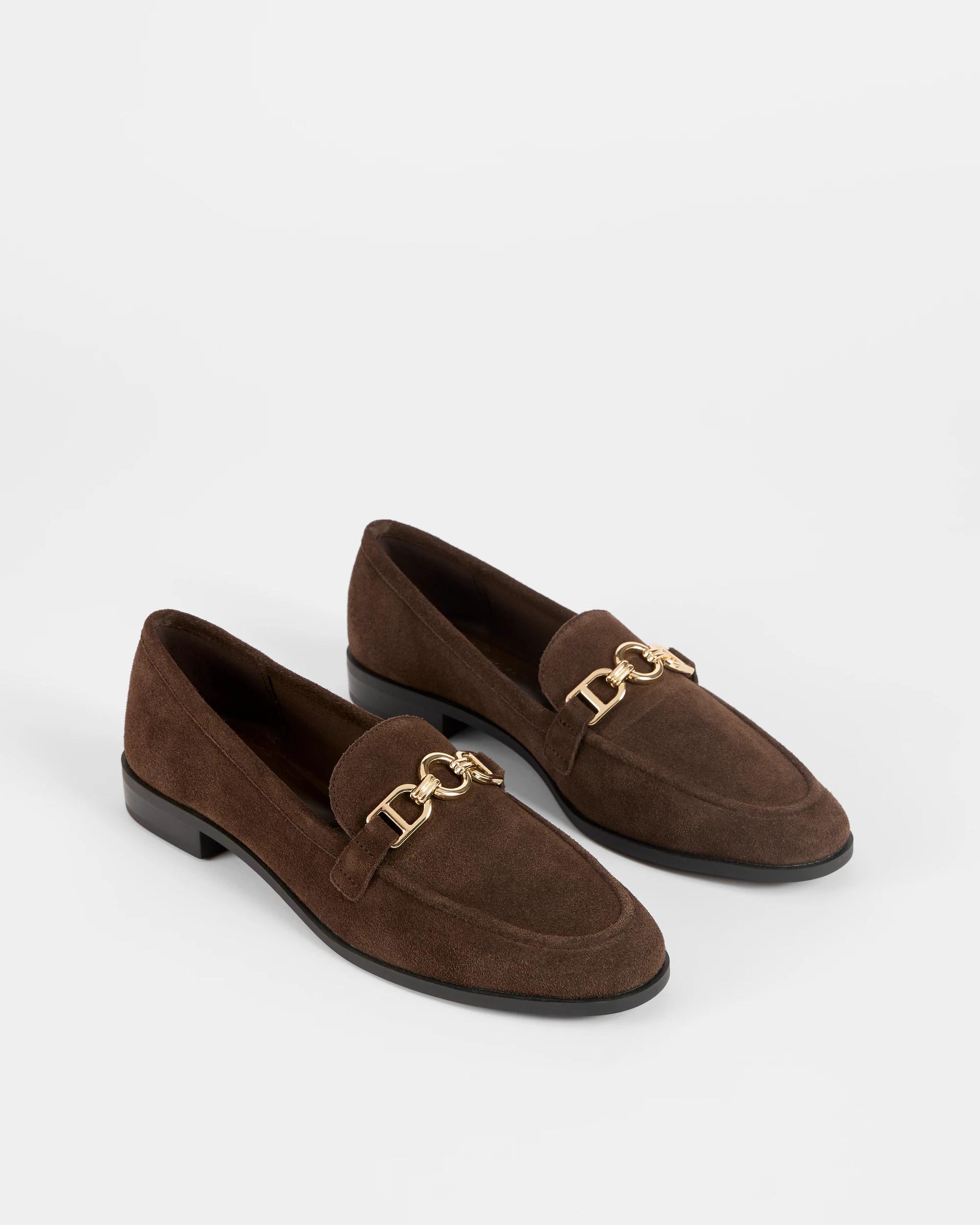 2 Target Woman Genuine Suede/Leather Loafer - Crawford BROWN SUEDE, 2 of 3