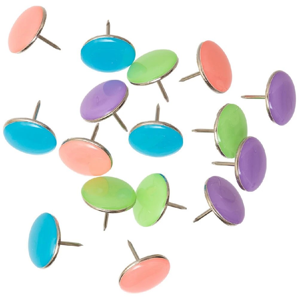 1 Otto Thumb Tacks 12mm 16 Pack Brights, 1 of 2