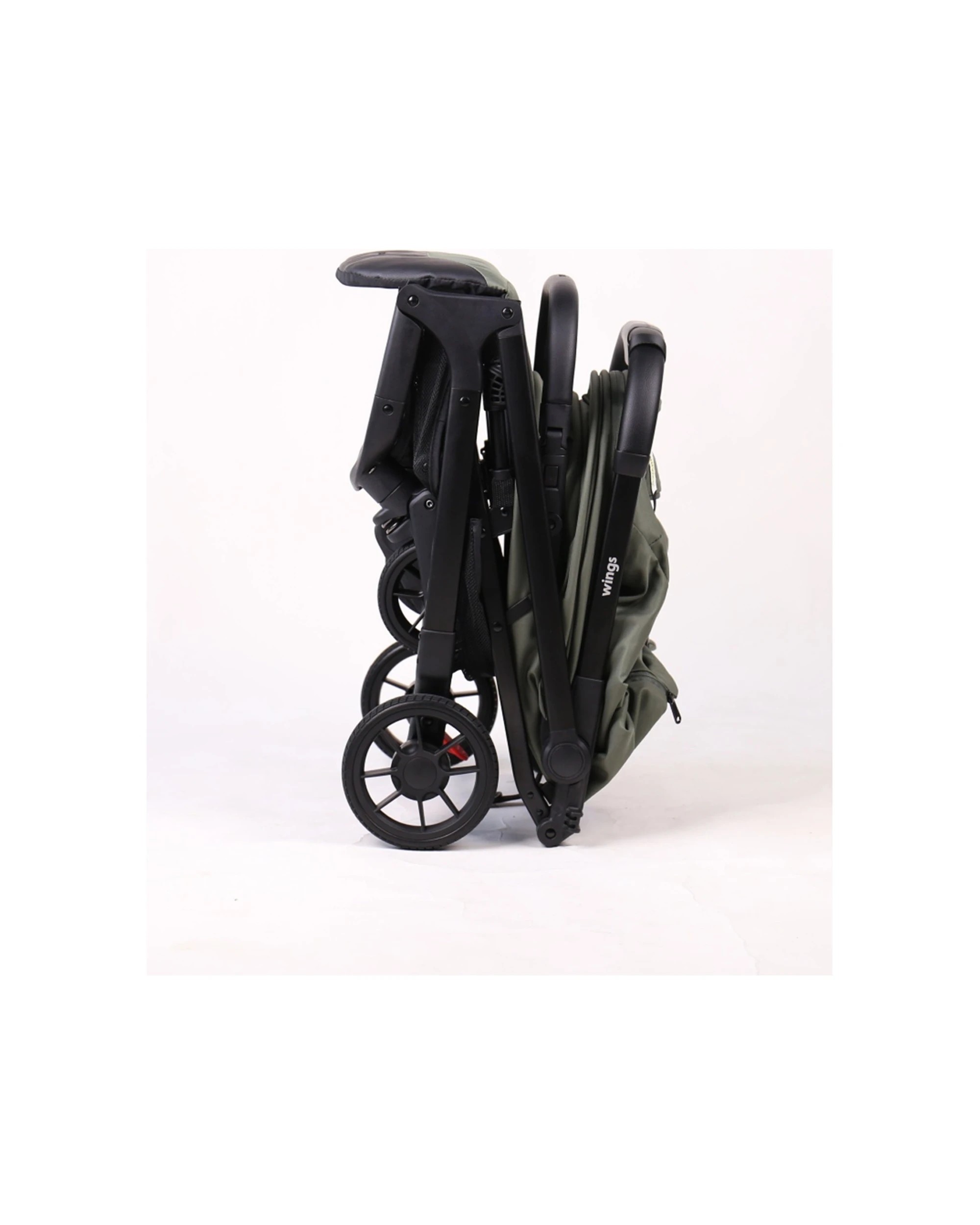 2 Babystudio Wings Travel Baby Stroller Ultra-Compact Lightweight - Black, 2 of 5