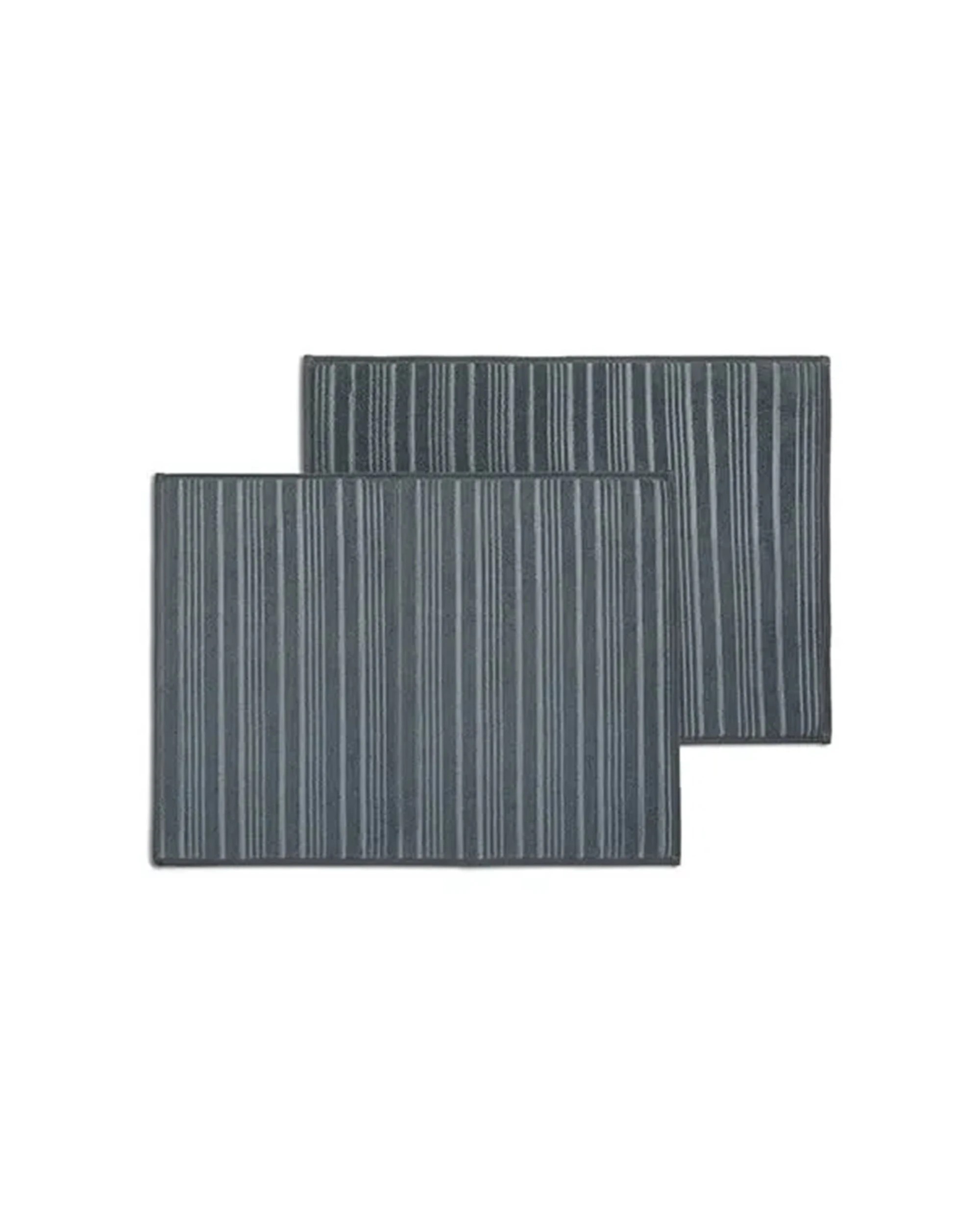 1 SIR JOHN'S GIFTS 2pc KitchenAid Reversible Drying Mats Set - Grey, 1 of 4
