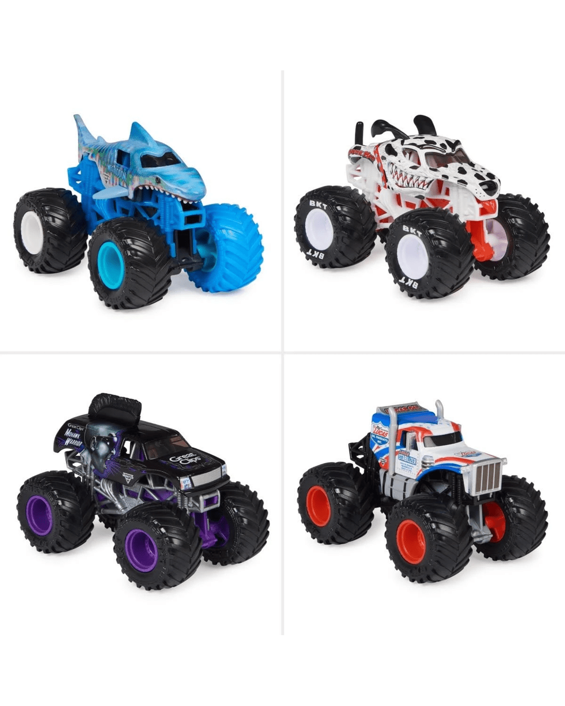 6 Monster Jam 1:64 Die Cast Truck - Assorted, 6 of 8