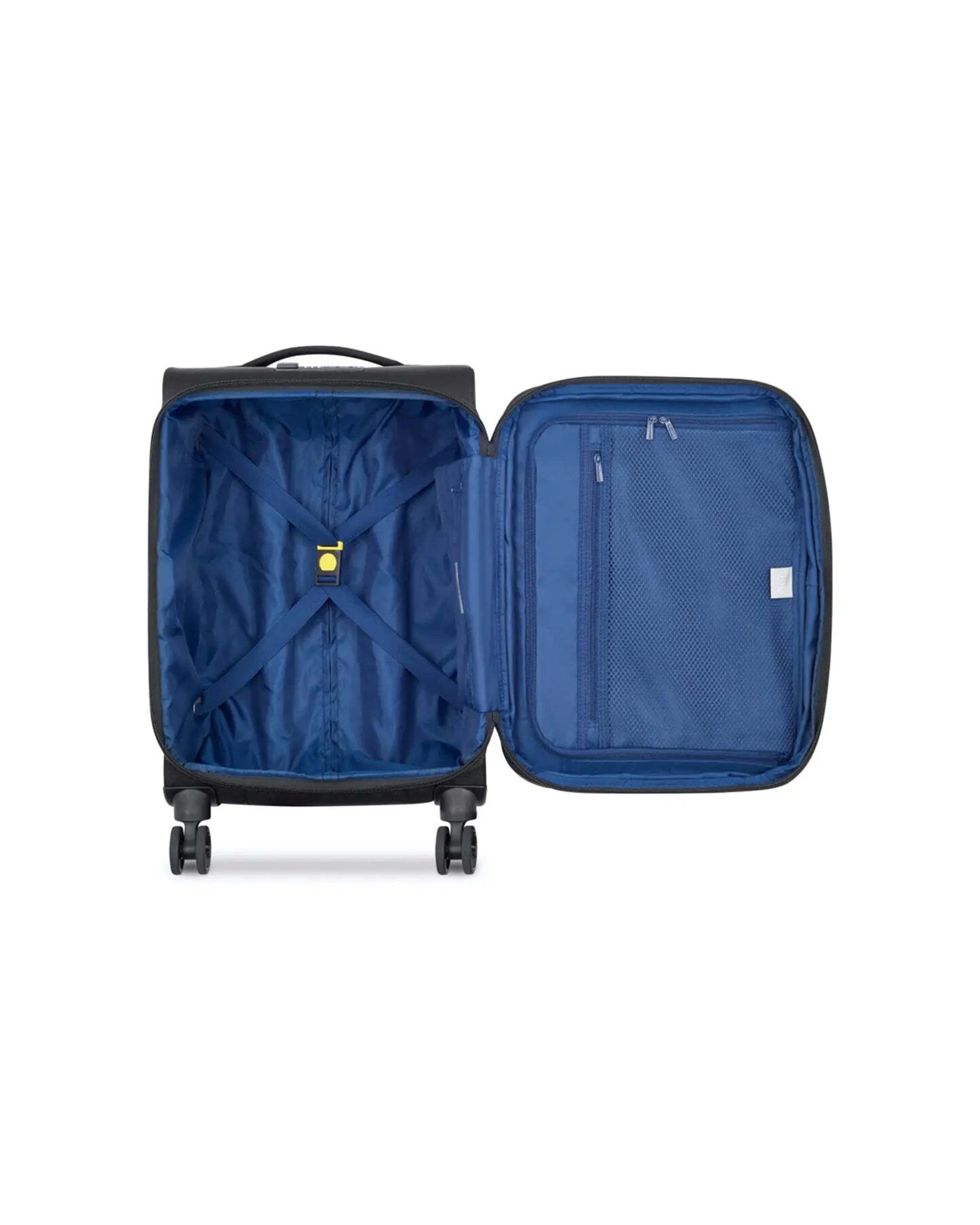 2 Delsey Brochant 3 - 55 cm 4-Wheel Expandable Carry-On Suitcase TSA Lock Deep - Black, 2 of 7