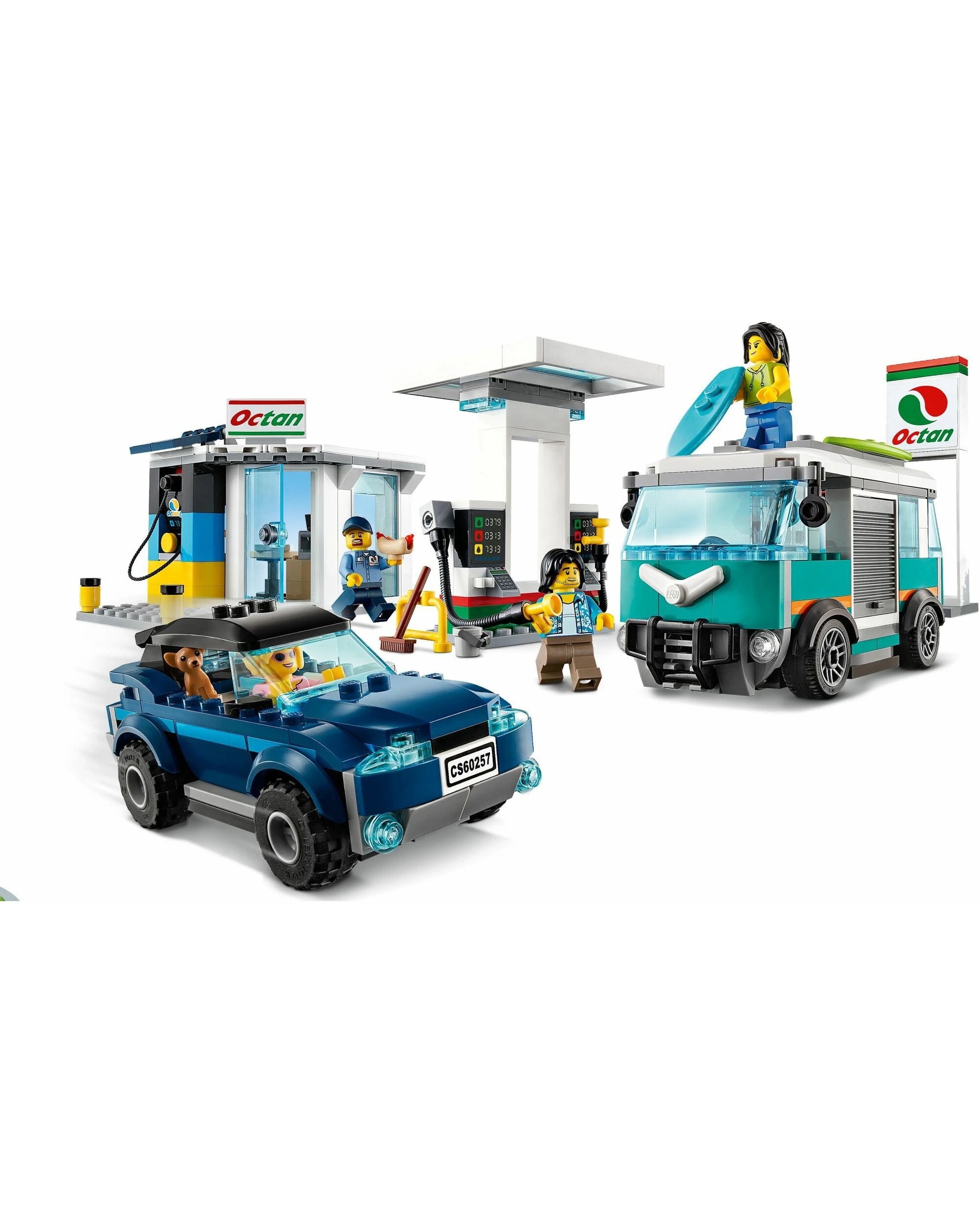 2 LEGO 60257 City Service Station: Gas & Electric Car Wash Fun, 2 of 4