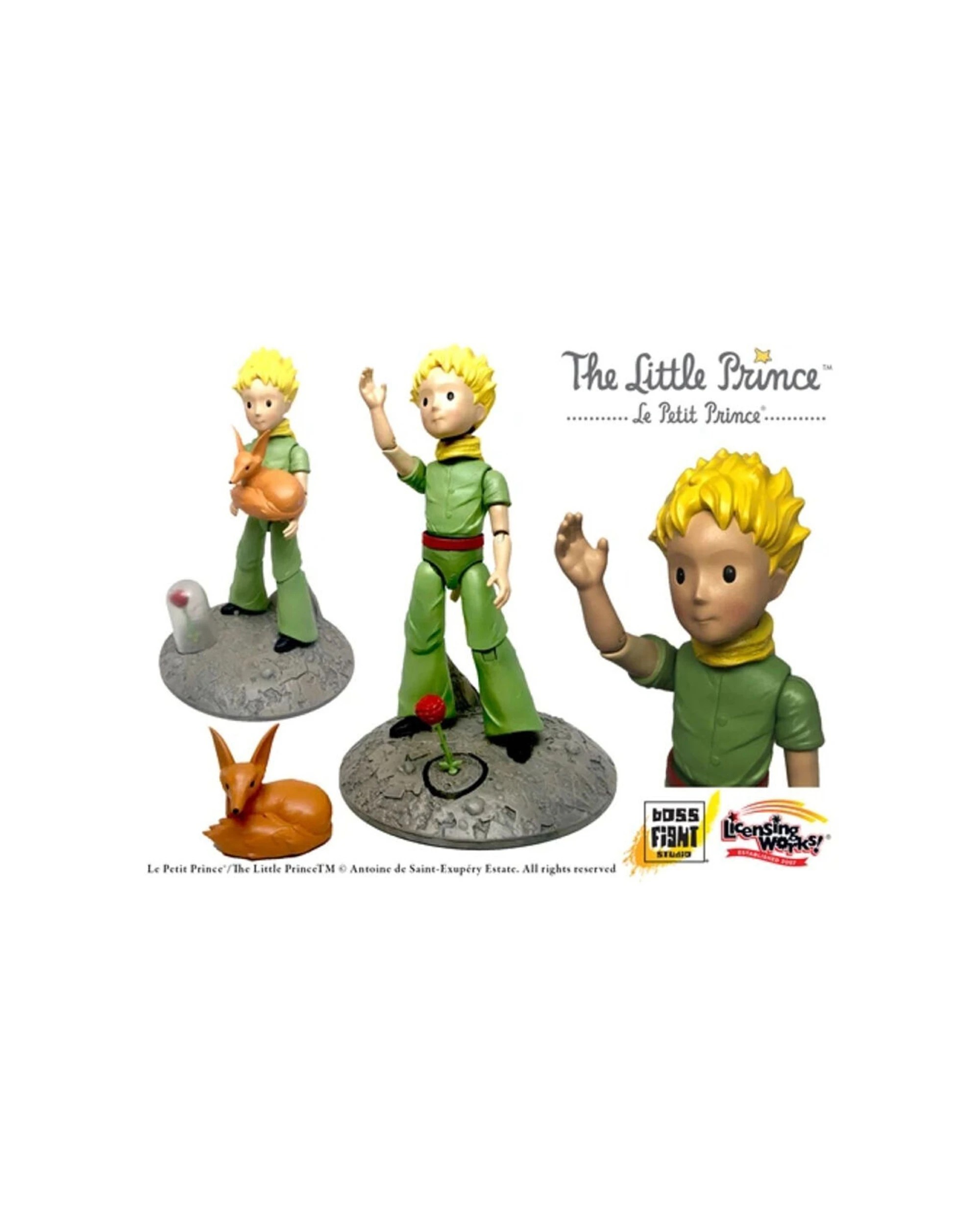 2 The Little Prince Little Prince H.A.C.K.S. Action Figure 6in Deluxe With Fox - Multi, 2 of 3