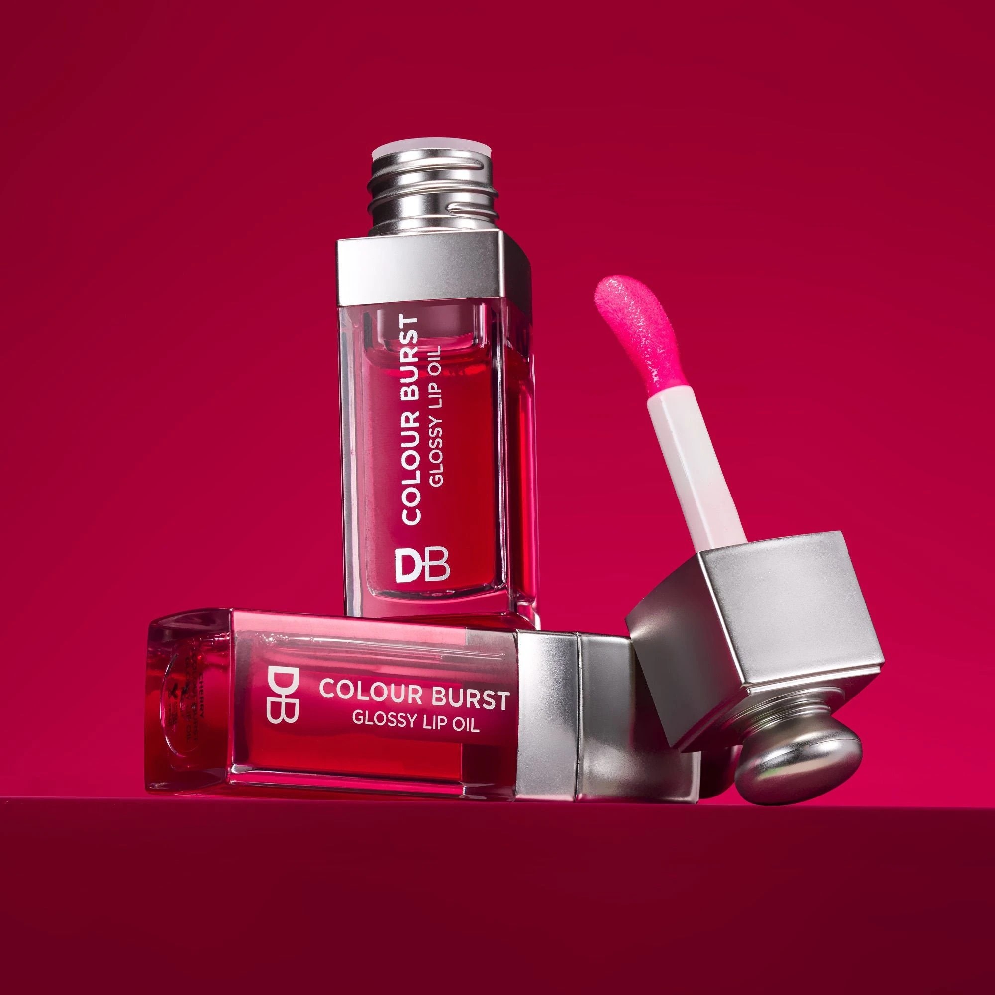 2 DB Designer Brands Colour Burst Glossy Lip Oil - Black Forest, 2 of 4