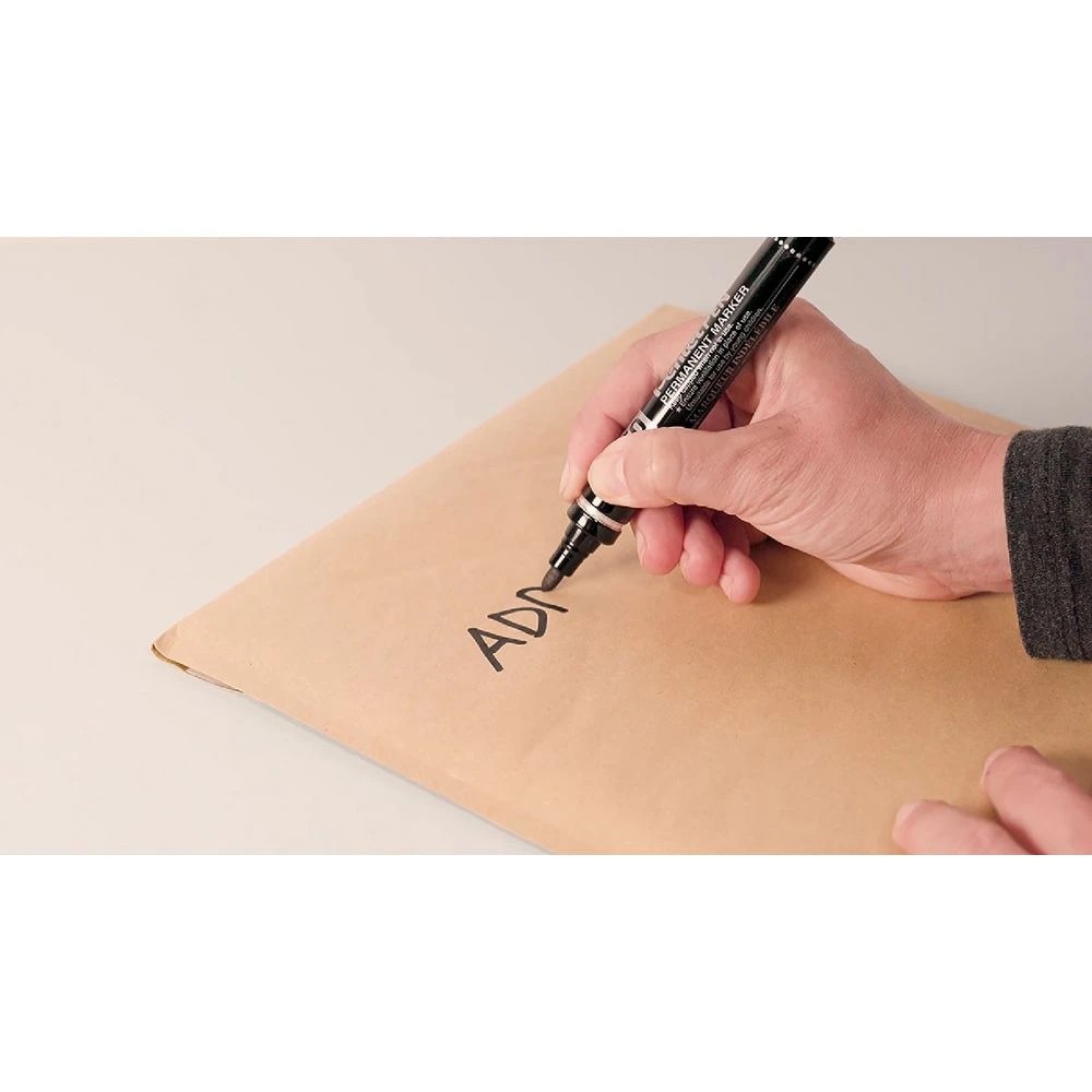 5 Pentel N50 Permanent Marker Black 4 Pack, 5 of 8