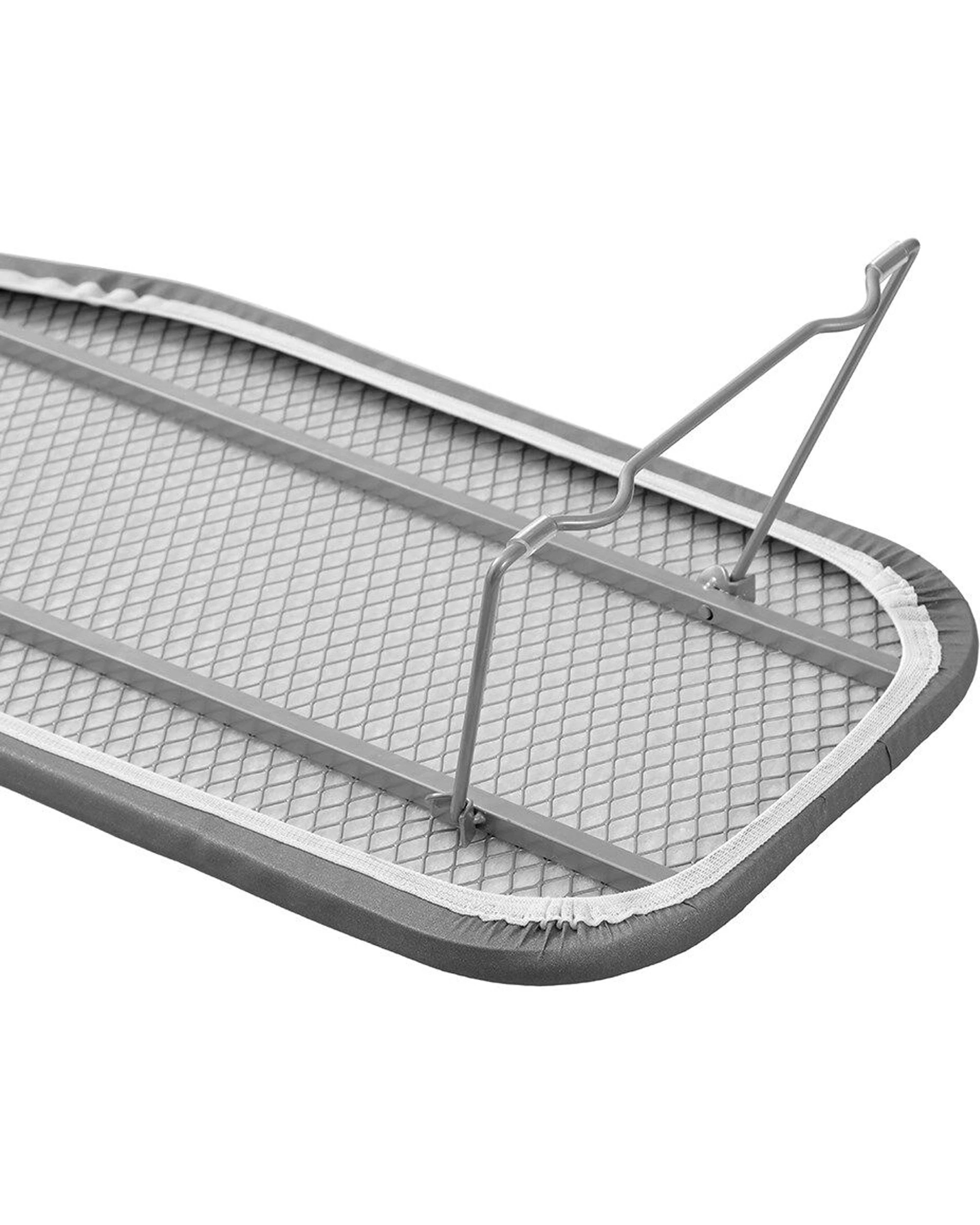 5 Boxsweden Table Top Ironing Board With Foldable Legs Cotton Durable 70x30cm - Grey, 5 of 6