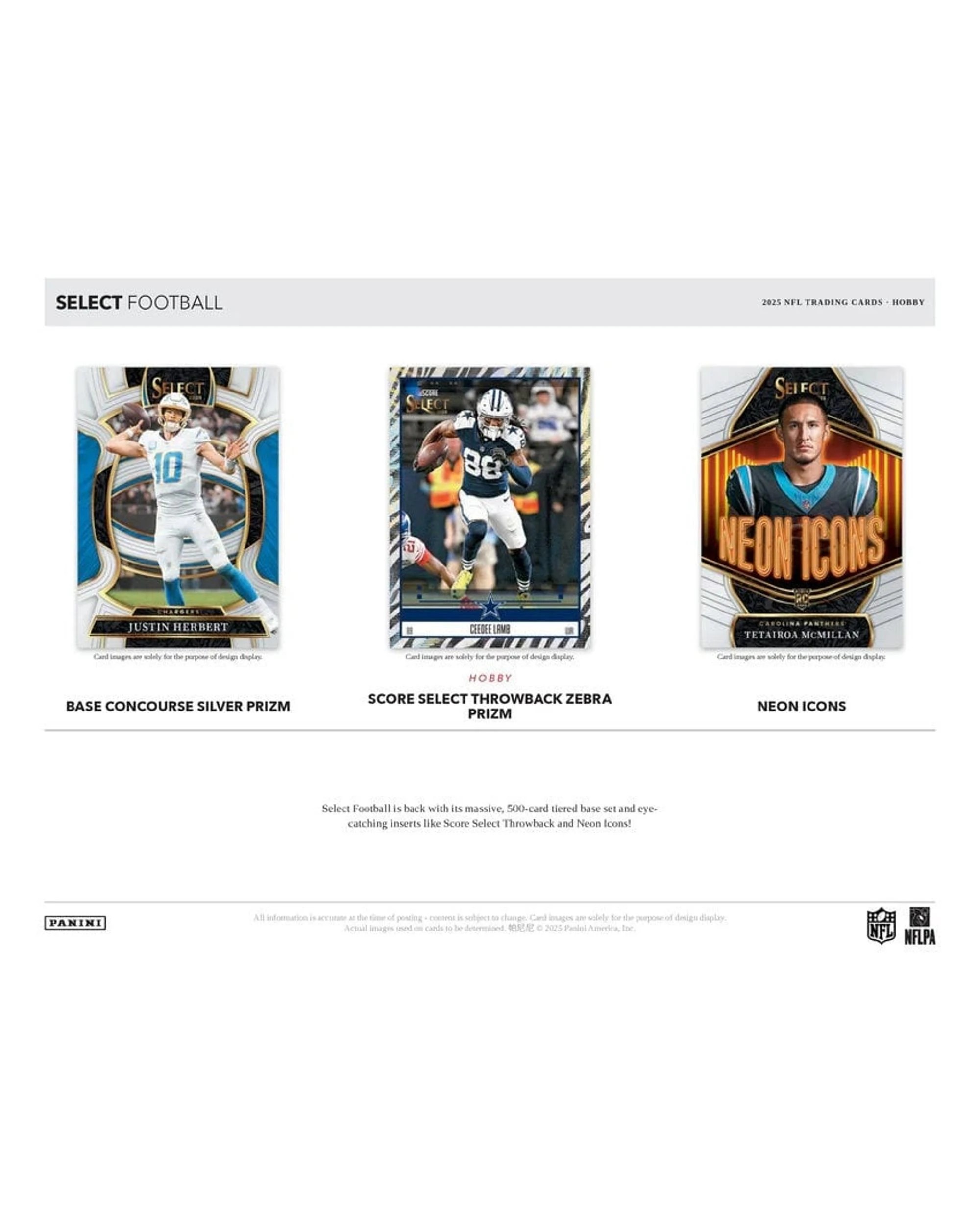 2 Panini NFL Select Football 2025 Hobby Pack, 2 of 9