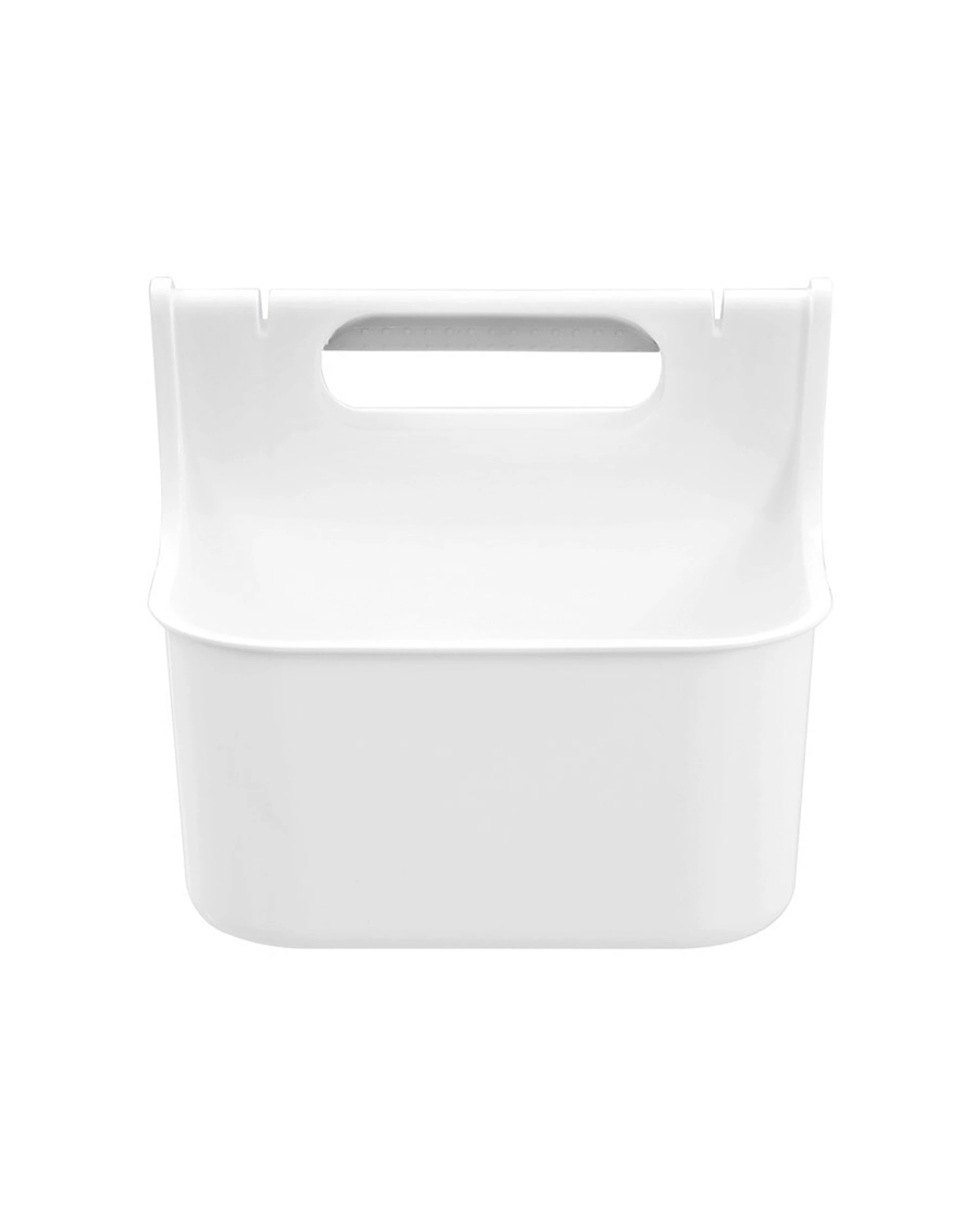2 Boxsweden 2-Compartment Bathroom Caddy Large Lightweight Secure Grip Handle - White, 2 of 5