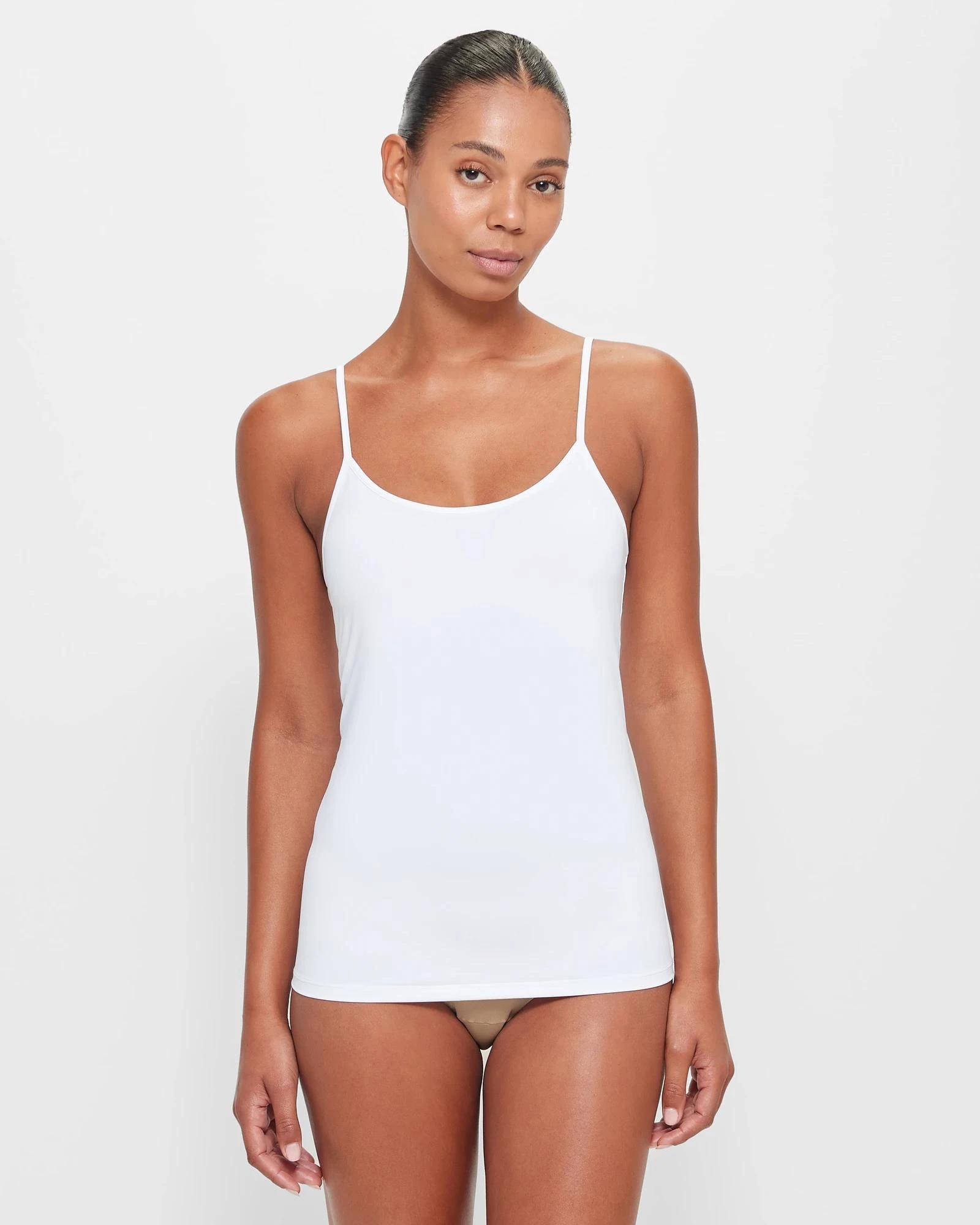 1 Target Microfibre Reversible Cami WHITE, 1 of 8