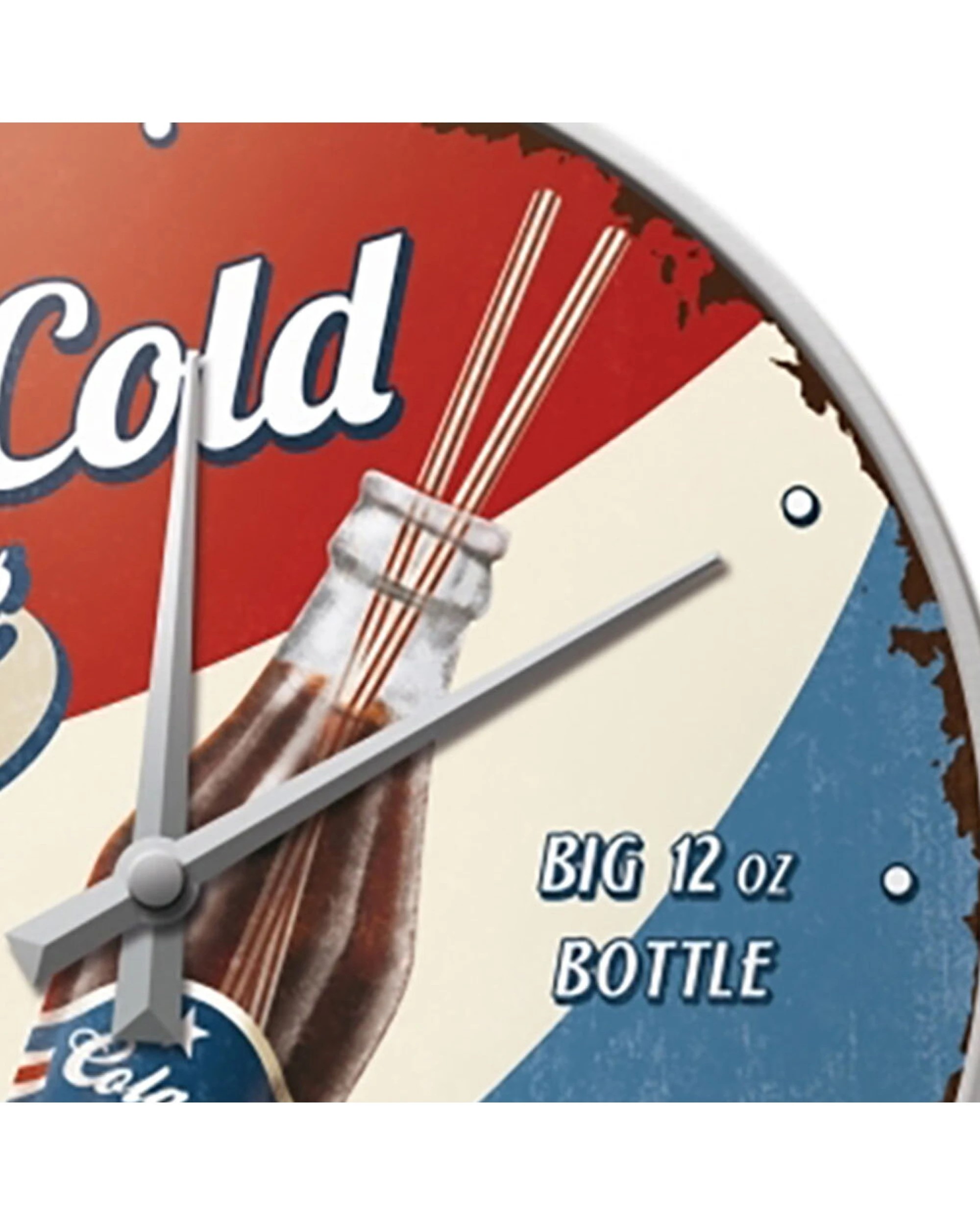 3 Nostalgic-Art Wall Clock Retro 30cm - Have A Cola Dome Glass - Multi, 3 of 3