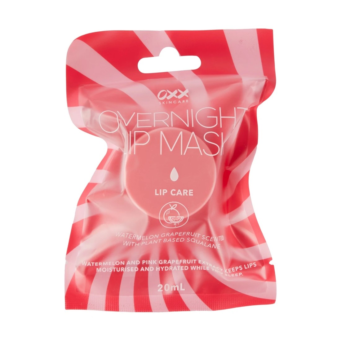 1 OXX Skincare Lip Care Overnight Lip Mask 20ml - Watermelon and Grapefruit Scented, 1 of 5