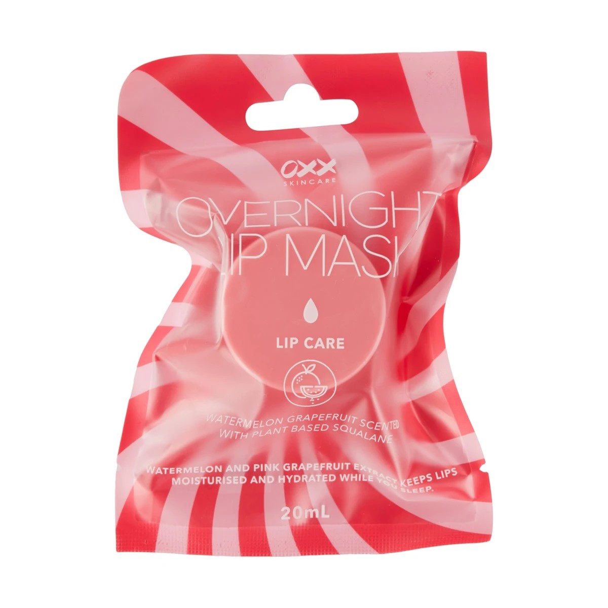 1 OXX Skincare Lip Care Overnight Lip Mask 20ml - Watermelon and Grapefruit Scented, 1 of 5