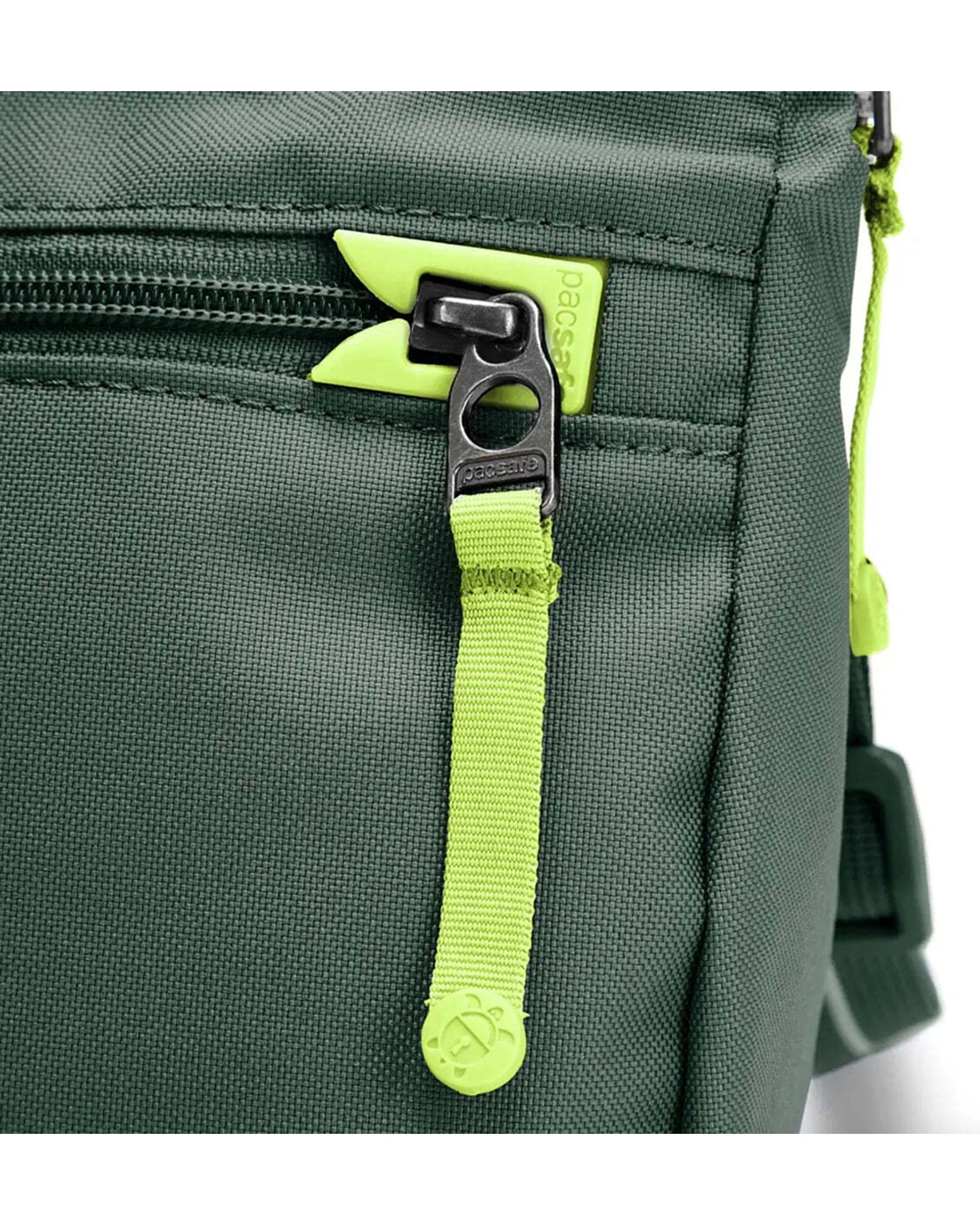 9 Pacsafe Go Anti-Theft Saddle Crossbody Bag Expandable RFID Blocking Spruce - Green, 9 of 9