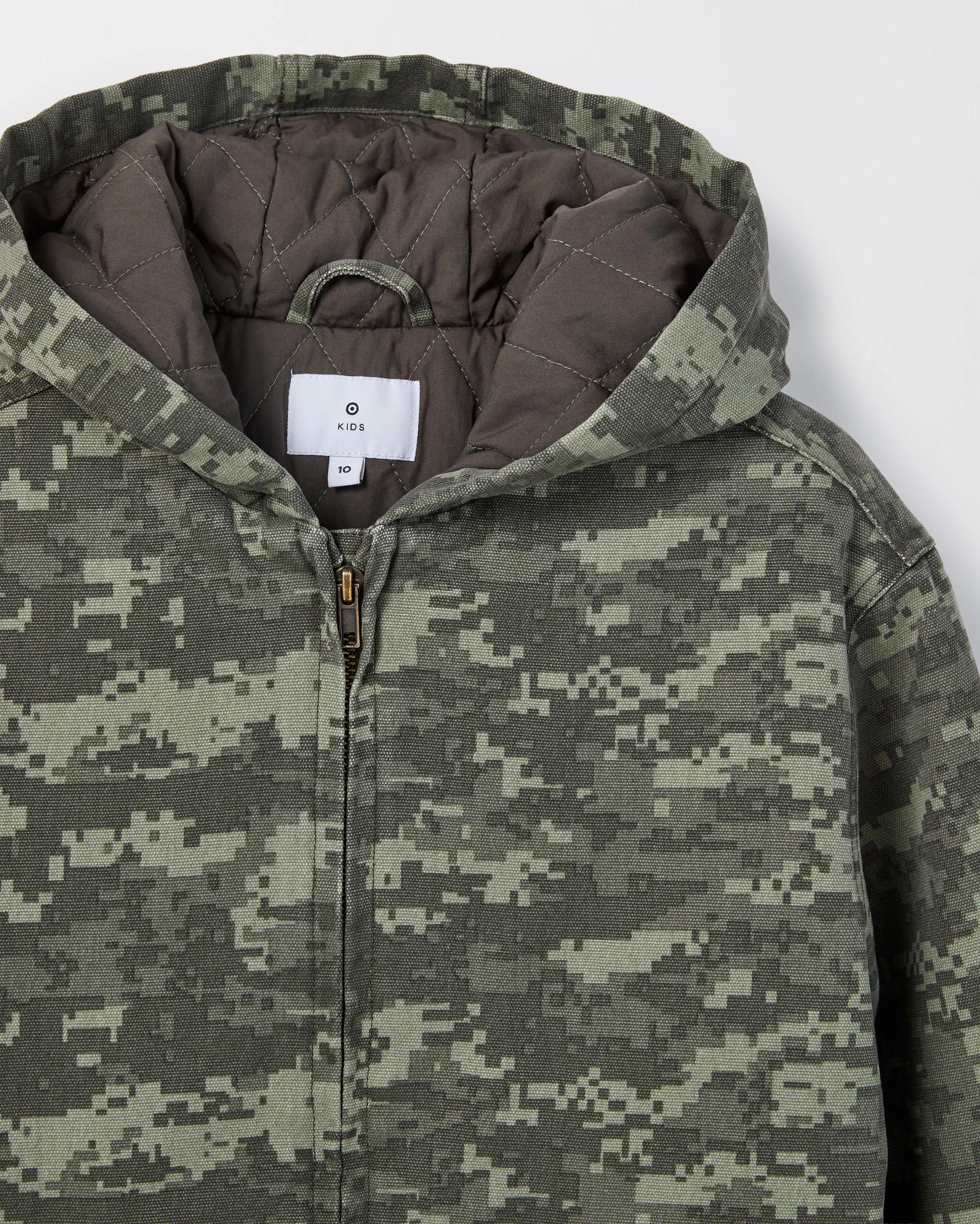 8 Target Kids Australian Cotton Canvas Bomber Jacket CAMO, 8 of 8