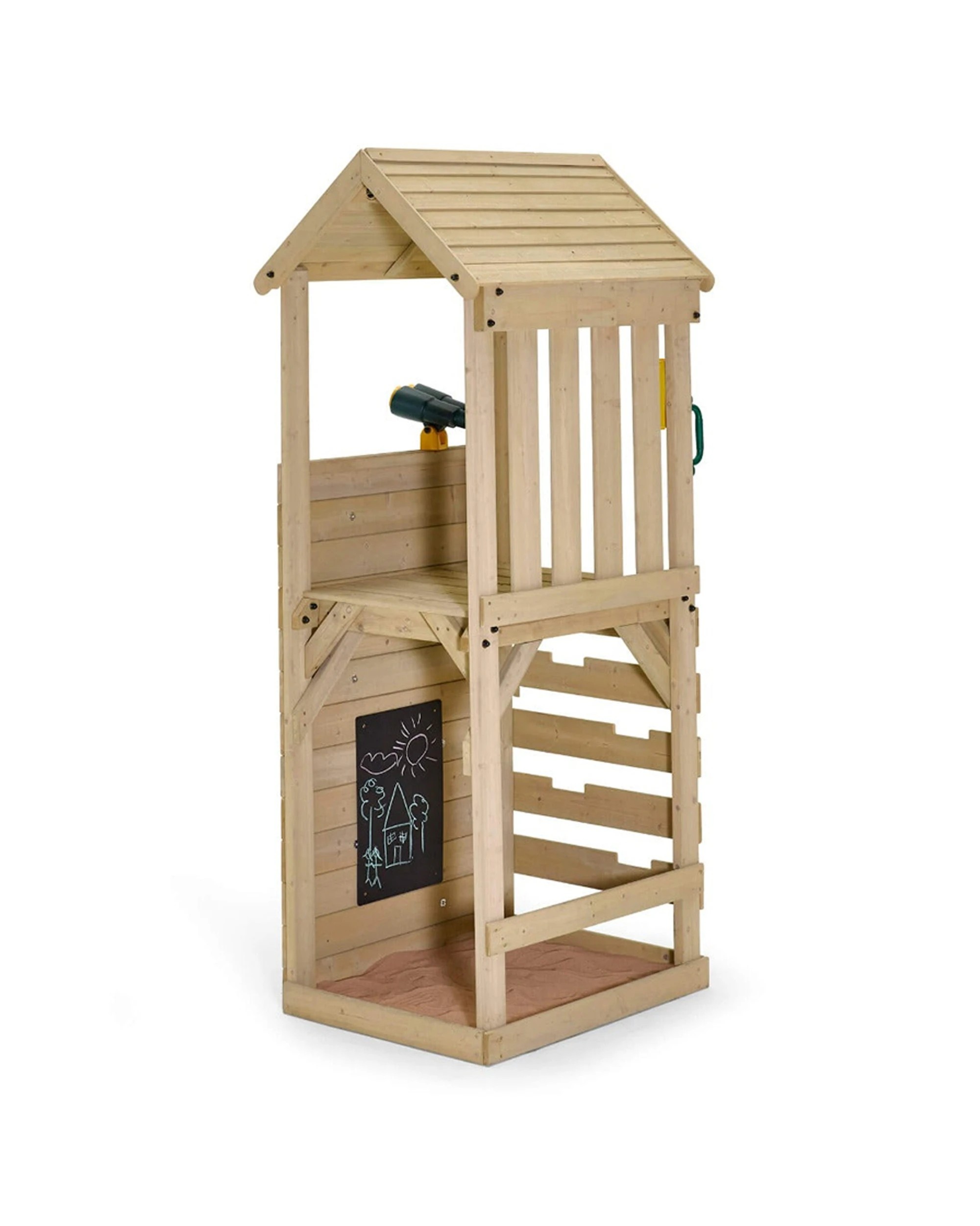 7 Plum Play Kids/Children Outdoor Lookout Tower Playcentre Wooden Climbing Frame - Green, 7 of 8
