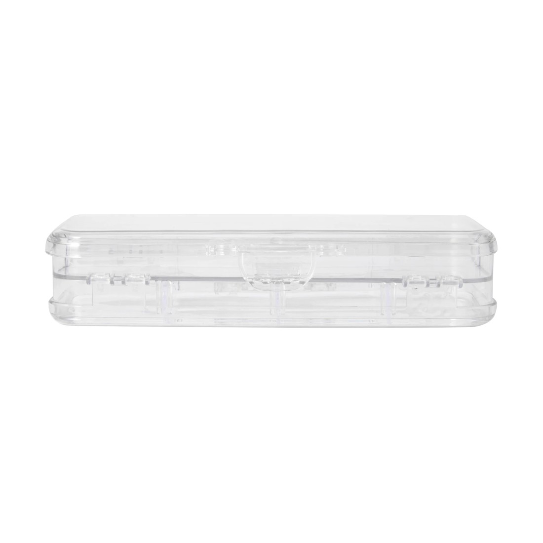 1 Hard Plastic Pencil Case - Clear, 1 of 7