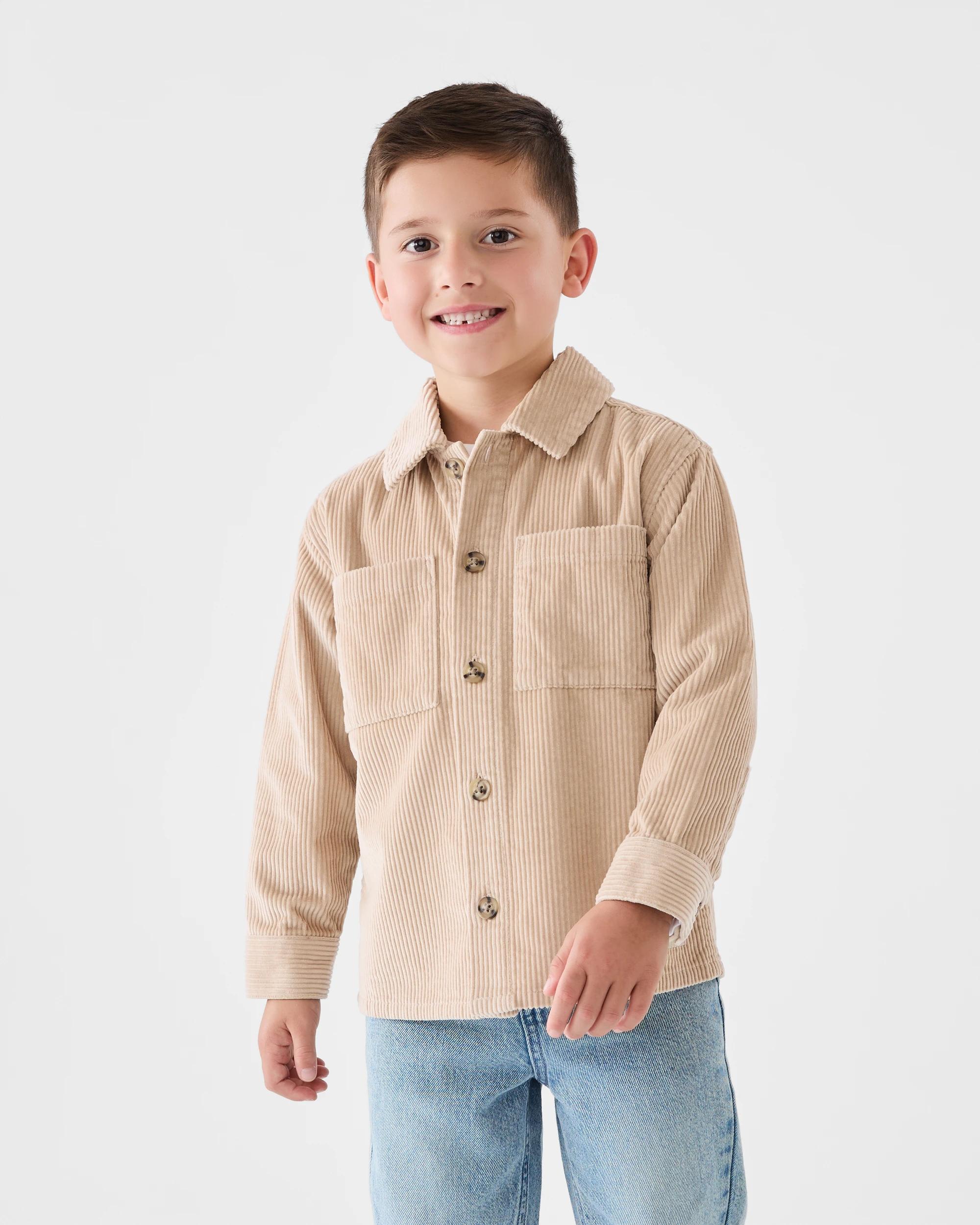 1 Long Sleeve Corduroy Shirt Oxford B, 1 of 7