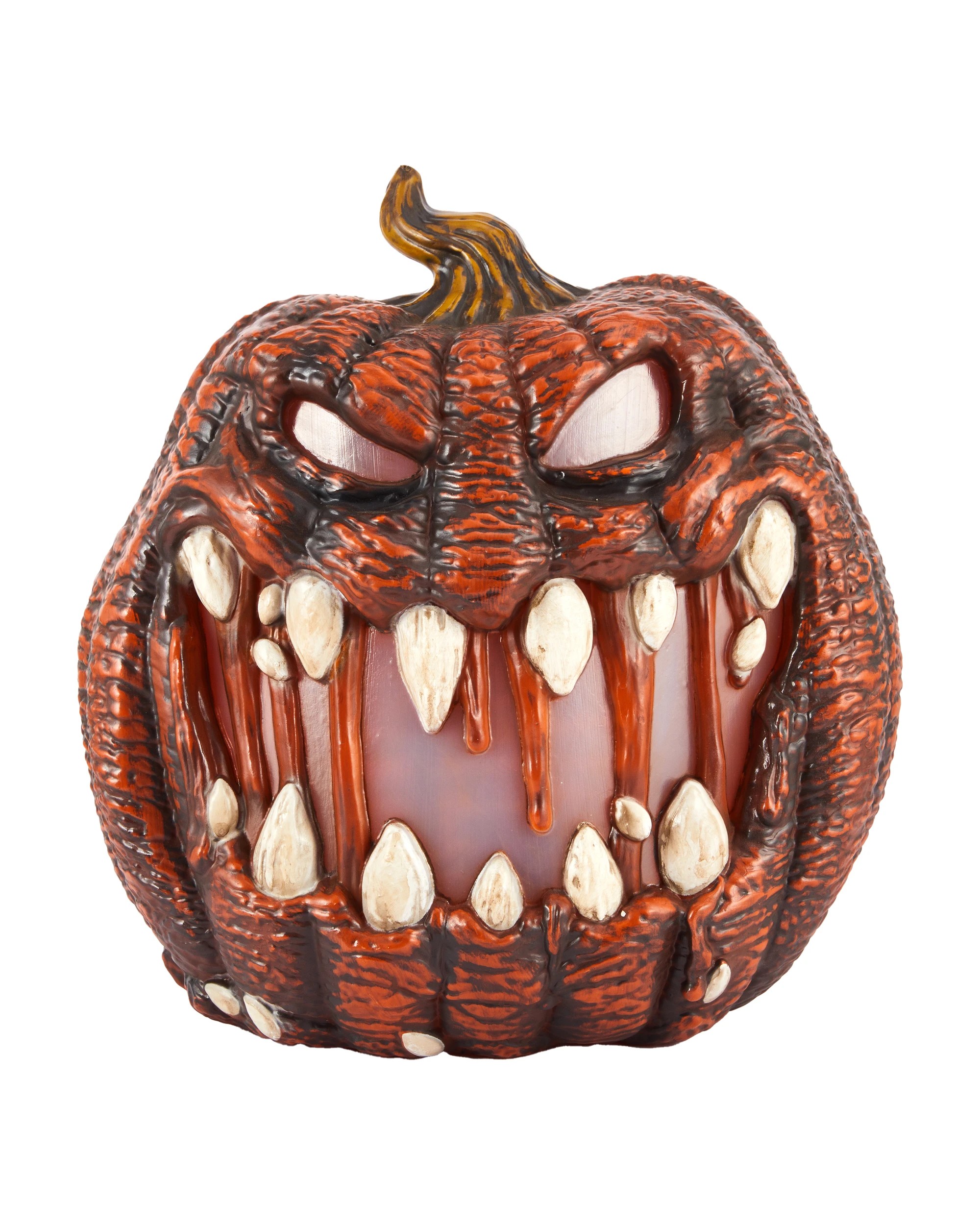 1 Light Up Rotten Pumpkin, 1 of 8