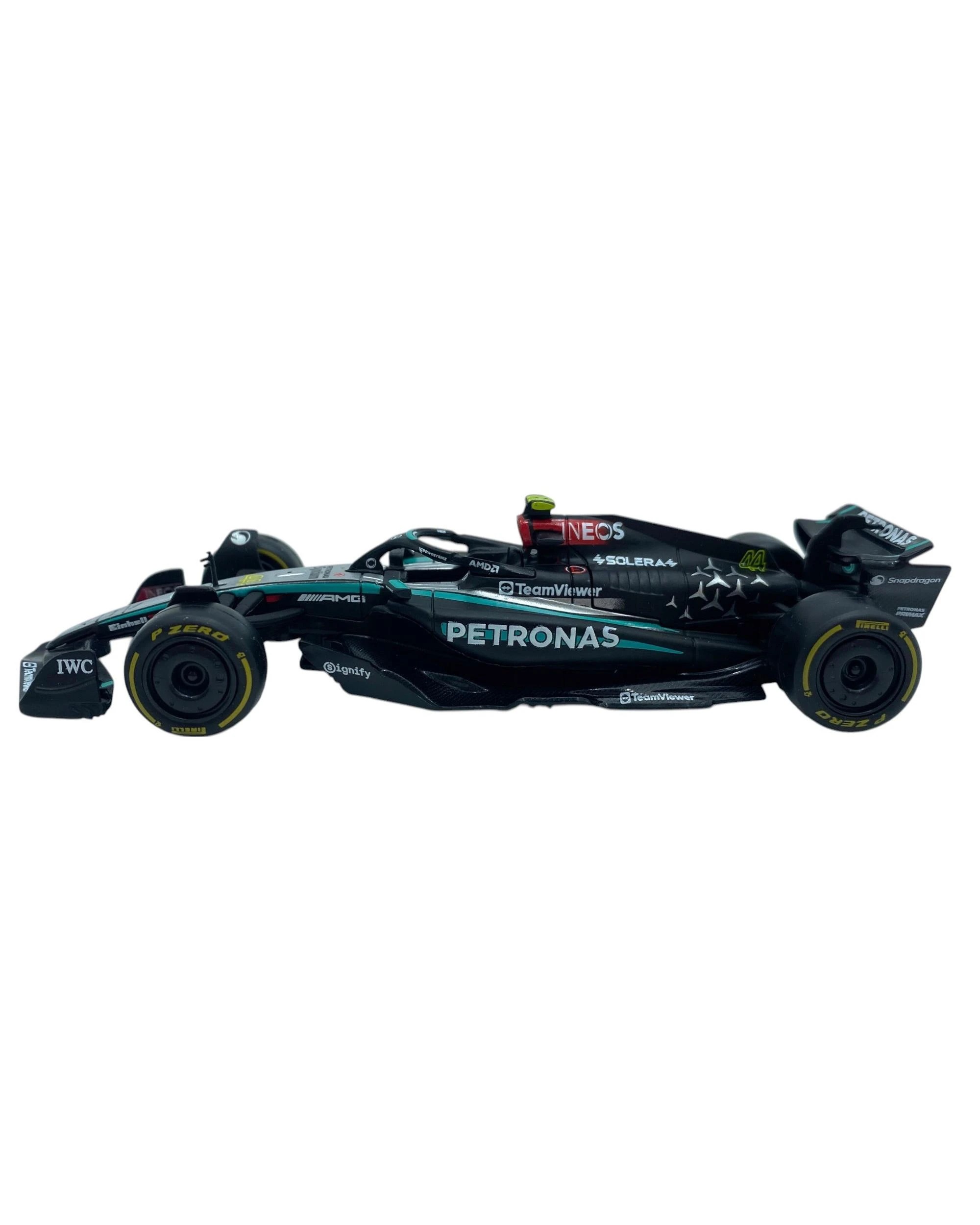5 F1 2024 Mercedes AMG W15 #63 Russell & #44 Hamilton 1:43 Scale Diecast Gift Pack, 5 of 6