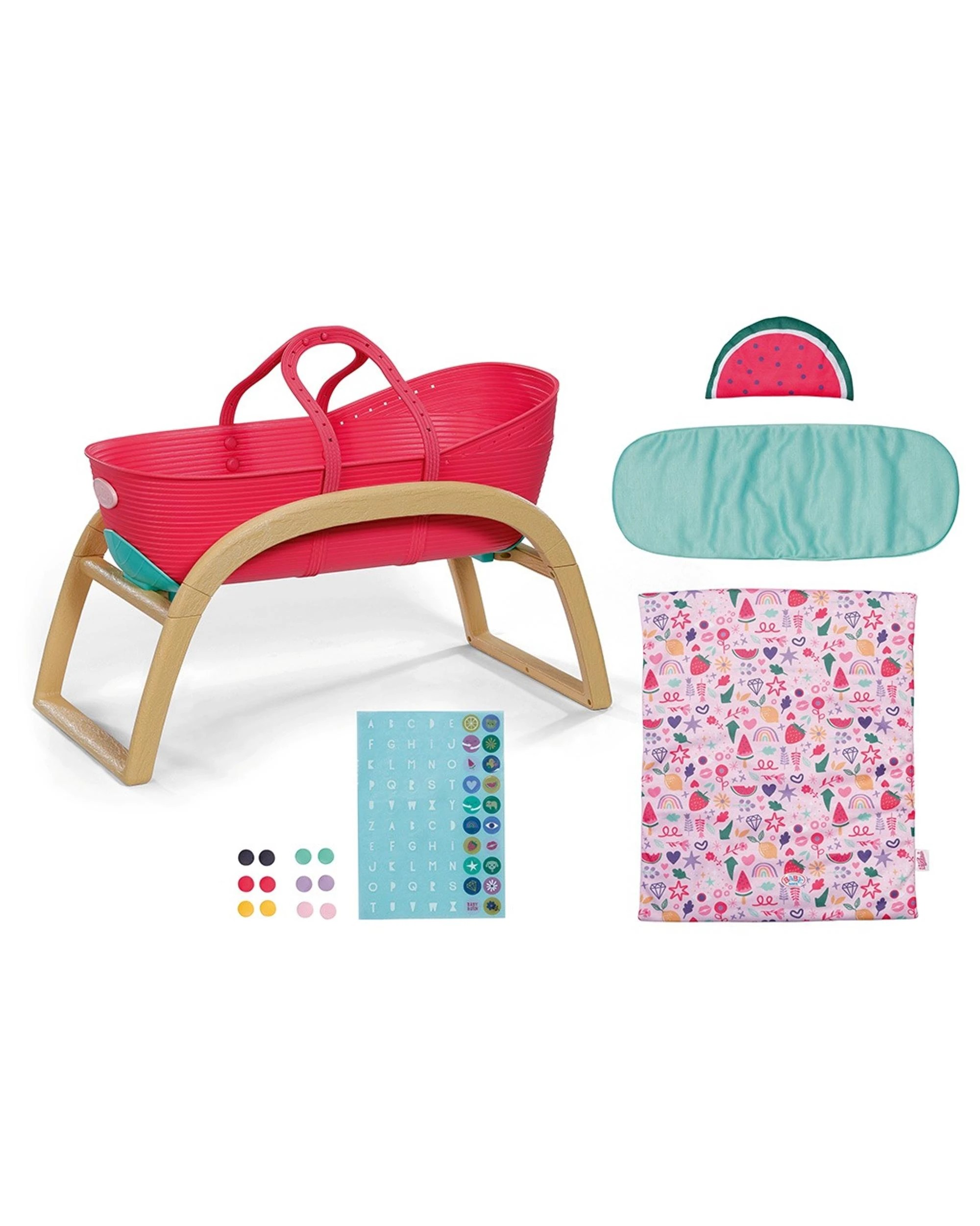 2 Baby Born 3 in 1 Bassinet with Pinplay, 2 of 8