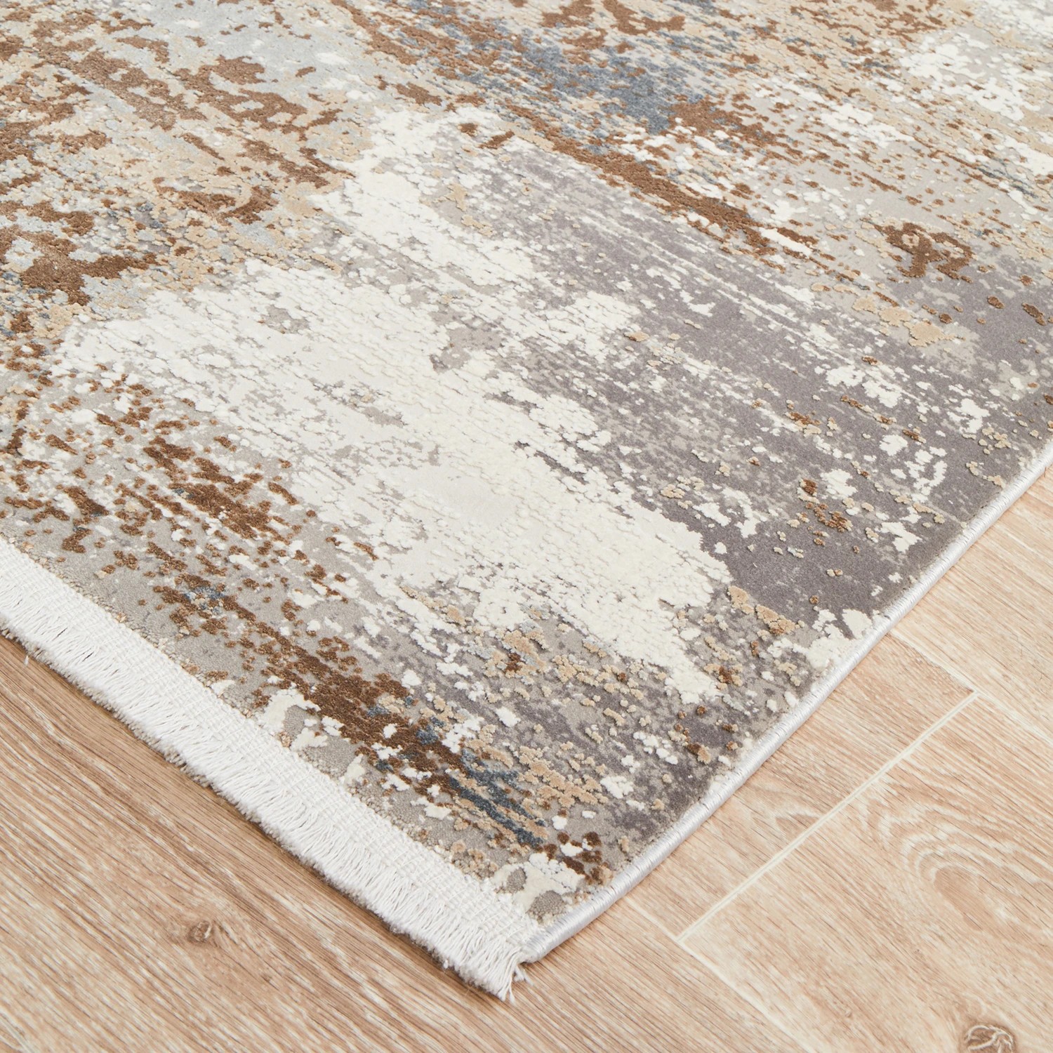 5 Common Ground Rugs Glimmers 105 400x300cm - Extra Extra Large Bamboo Silk Power Loomed Floor Rug - Natural, 5 of 9