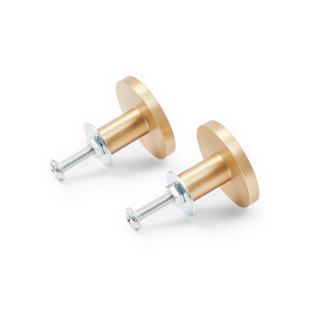 6 2 Pack Brushed Brass Handles, 6 of 11