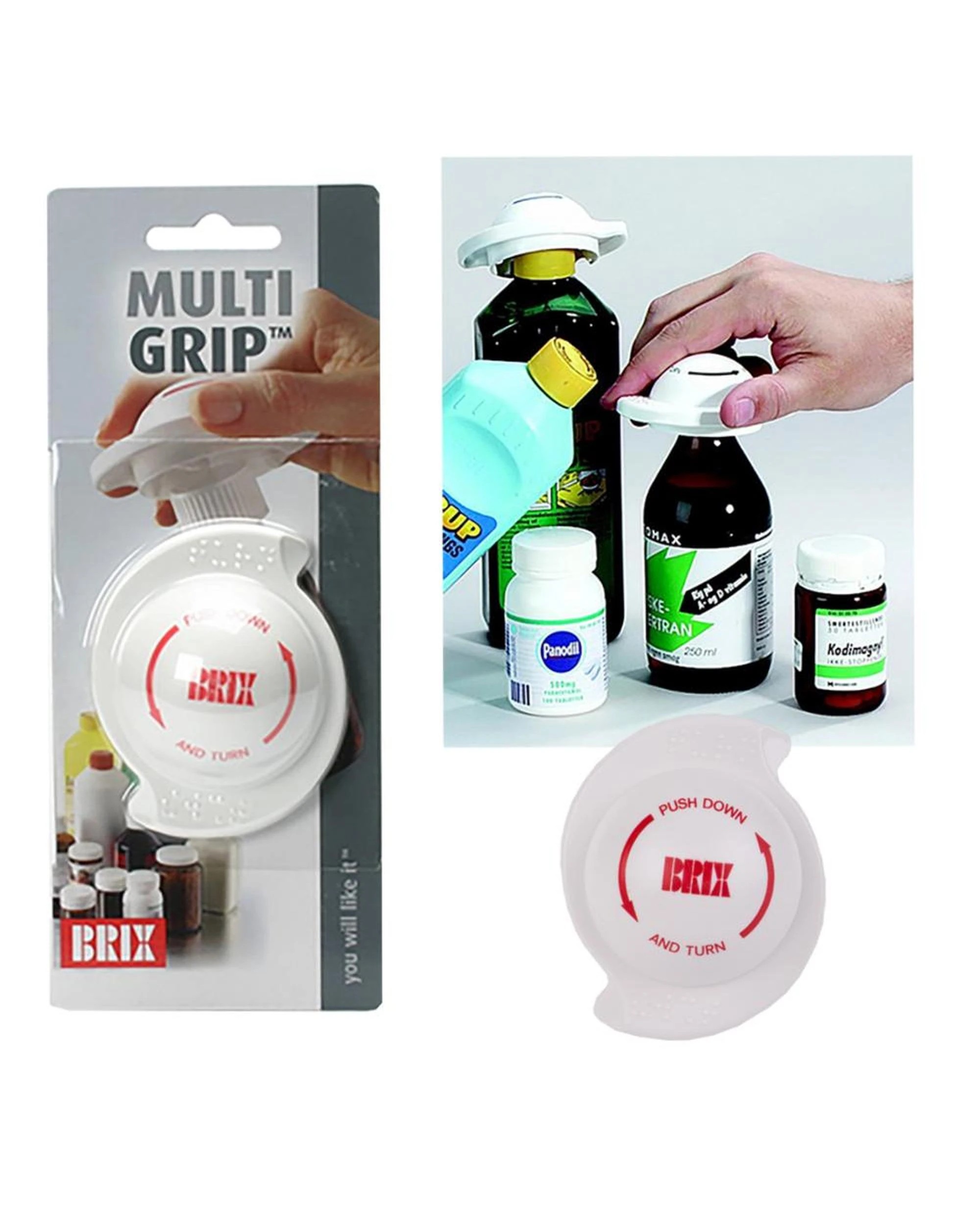 4 Brix Multigrip Safety Cap Bottle Opener Set of 2, 4 of 4