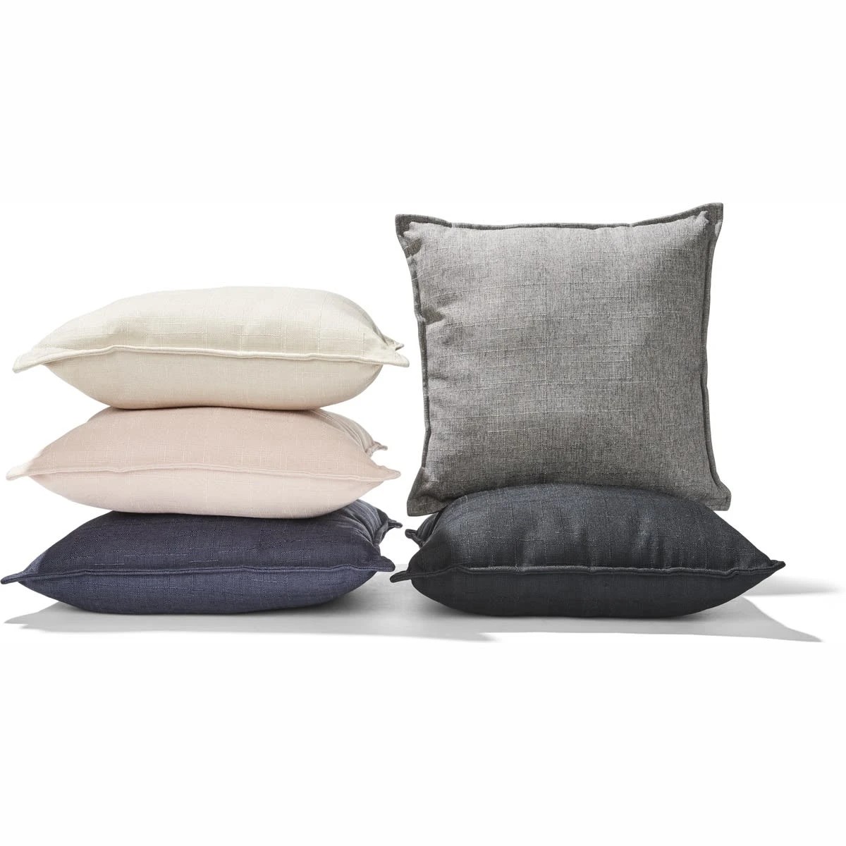 3 42cm Kira Cushion - Grey, 3 of 4