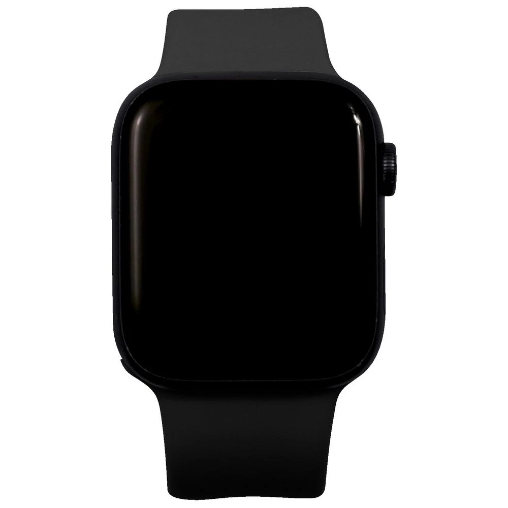 3 Otto Apple Watch Silicone Band Series 4-9/SE 44-45mm Black, 3 of 4