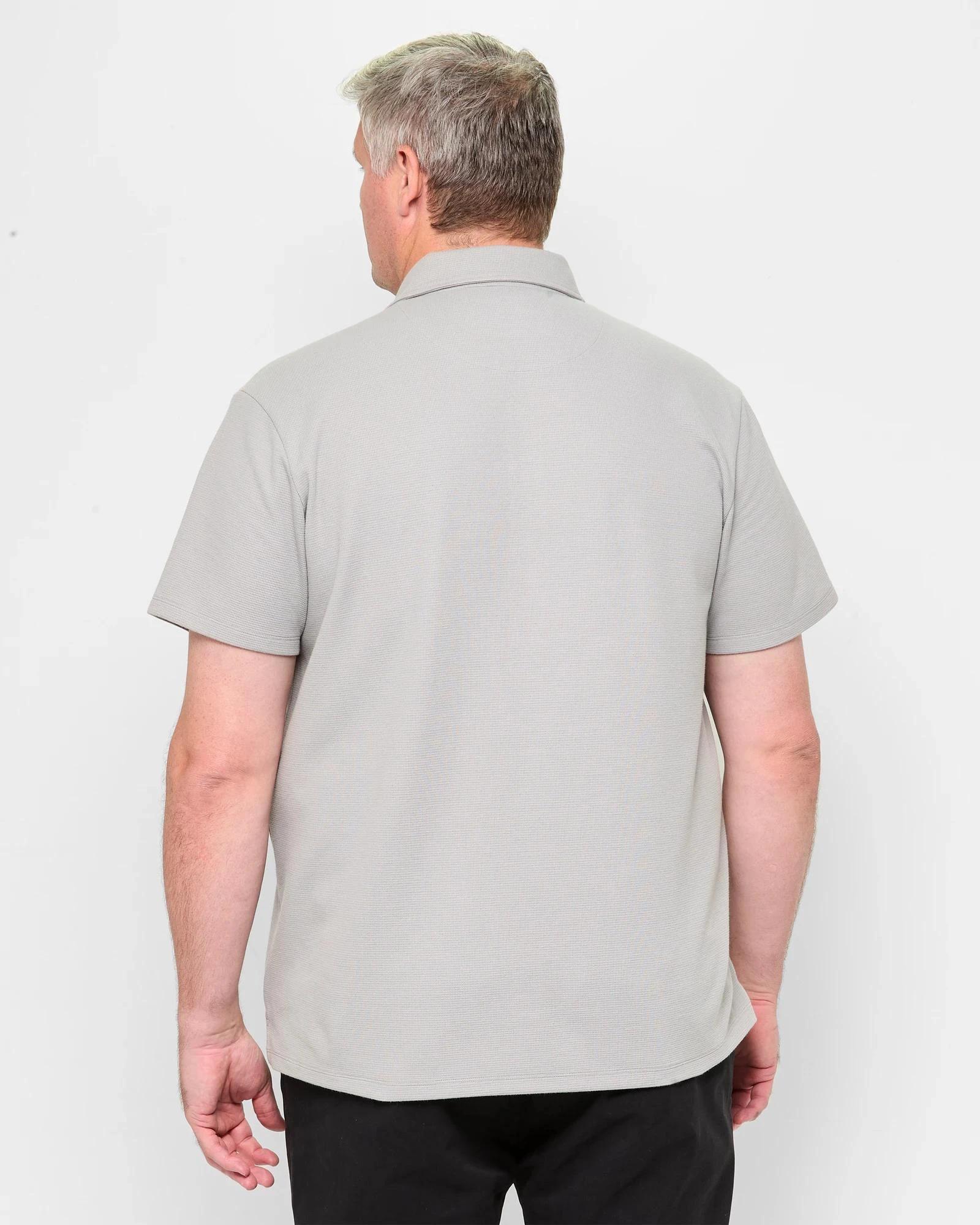 4 Target Plus Size Australian Cotton Blend Waffle Polo Top ALLOY, 4 of 5