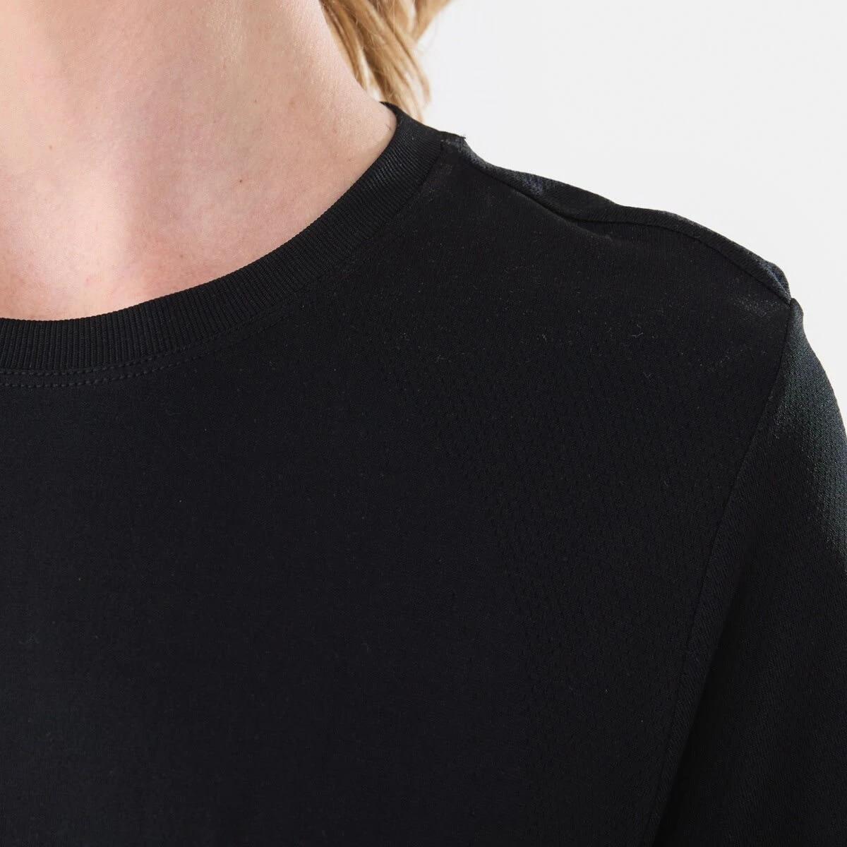 5 Active Womens Seamfree Crew Neck T-shirt BLACK, 5 of 6
