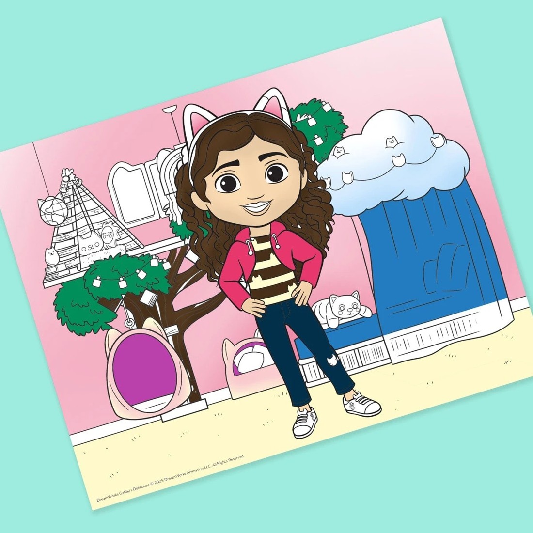 3 Kaleidoscope DreamWorks Gabby's Dollhouse Activity Lap Desk - Book, 3 of 6