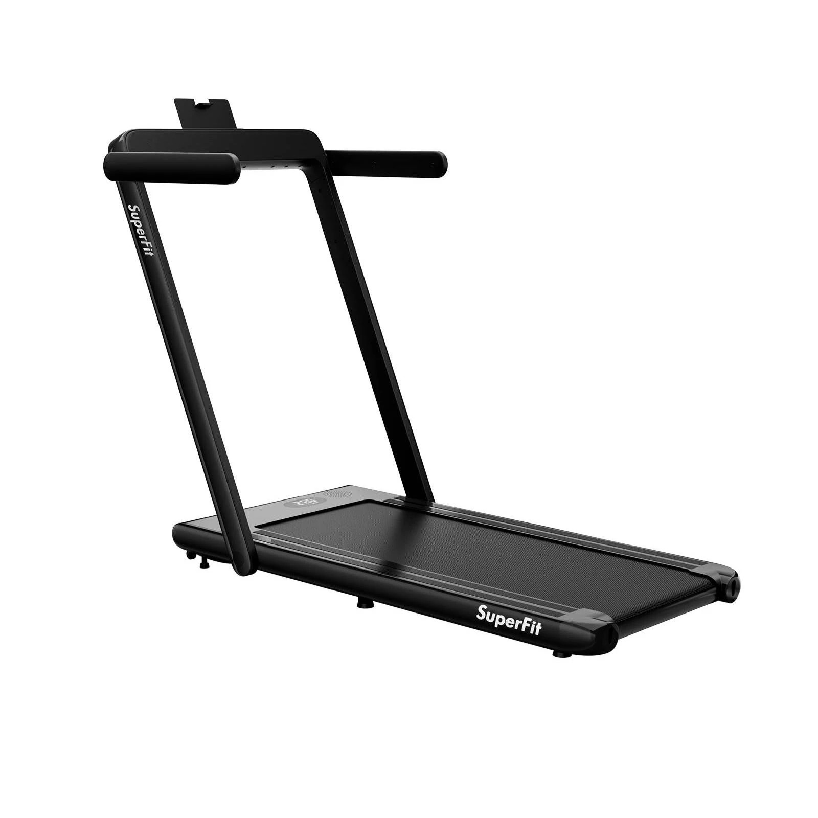 1 Costway 2 in 1 Electric Treadmill Folding Incline Running Machine w/Remote Control & LED Display - Black, 1 of 1