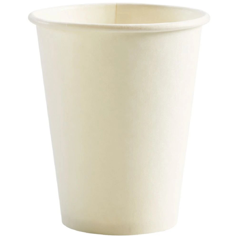 1 BioPak Single-wall Coffee Cups 12oz White 1000 Box, 1 of 1