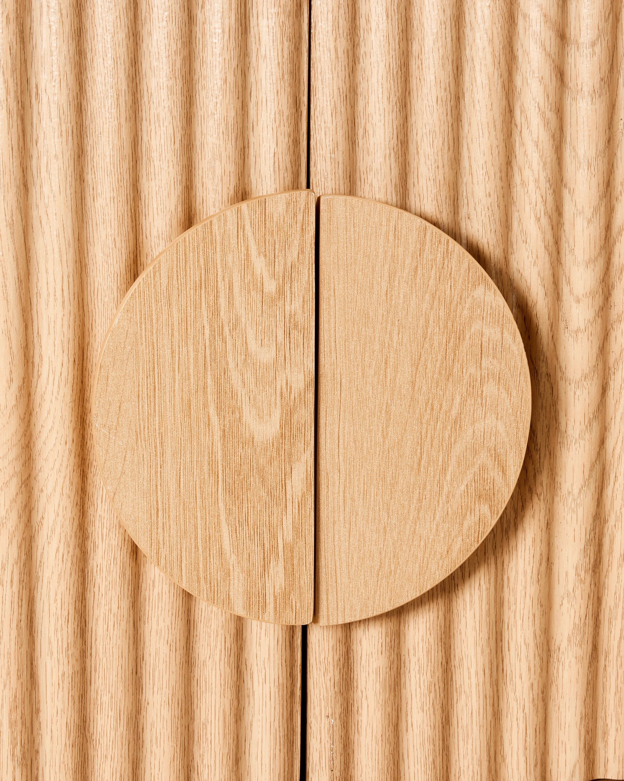 5 Ryan Tall Bookshelf with Doors - Oak, 5 of 7