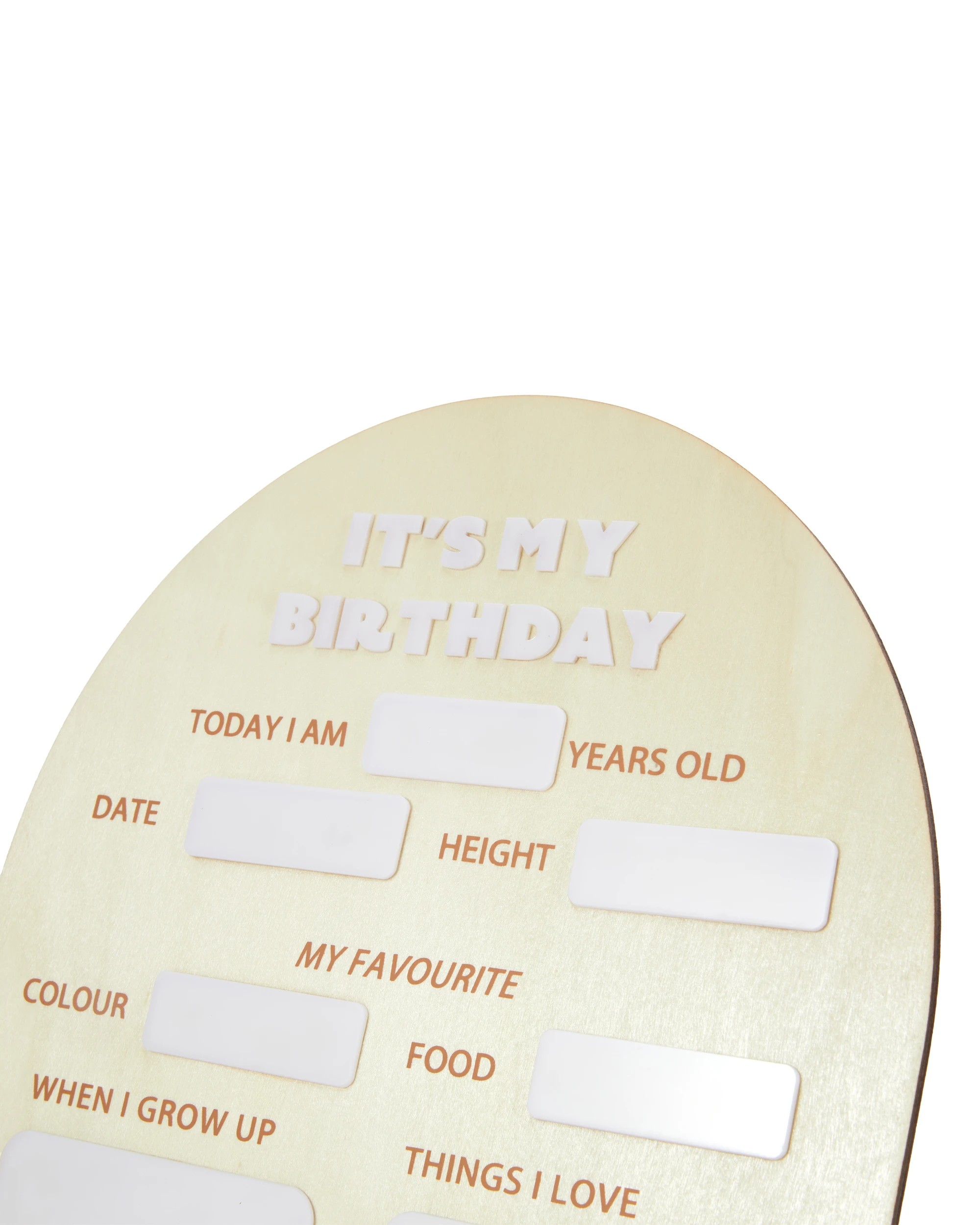 4 It's My Birthday Tabletop Party Sign, 4 of 7