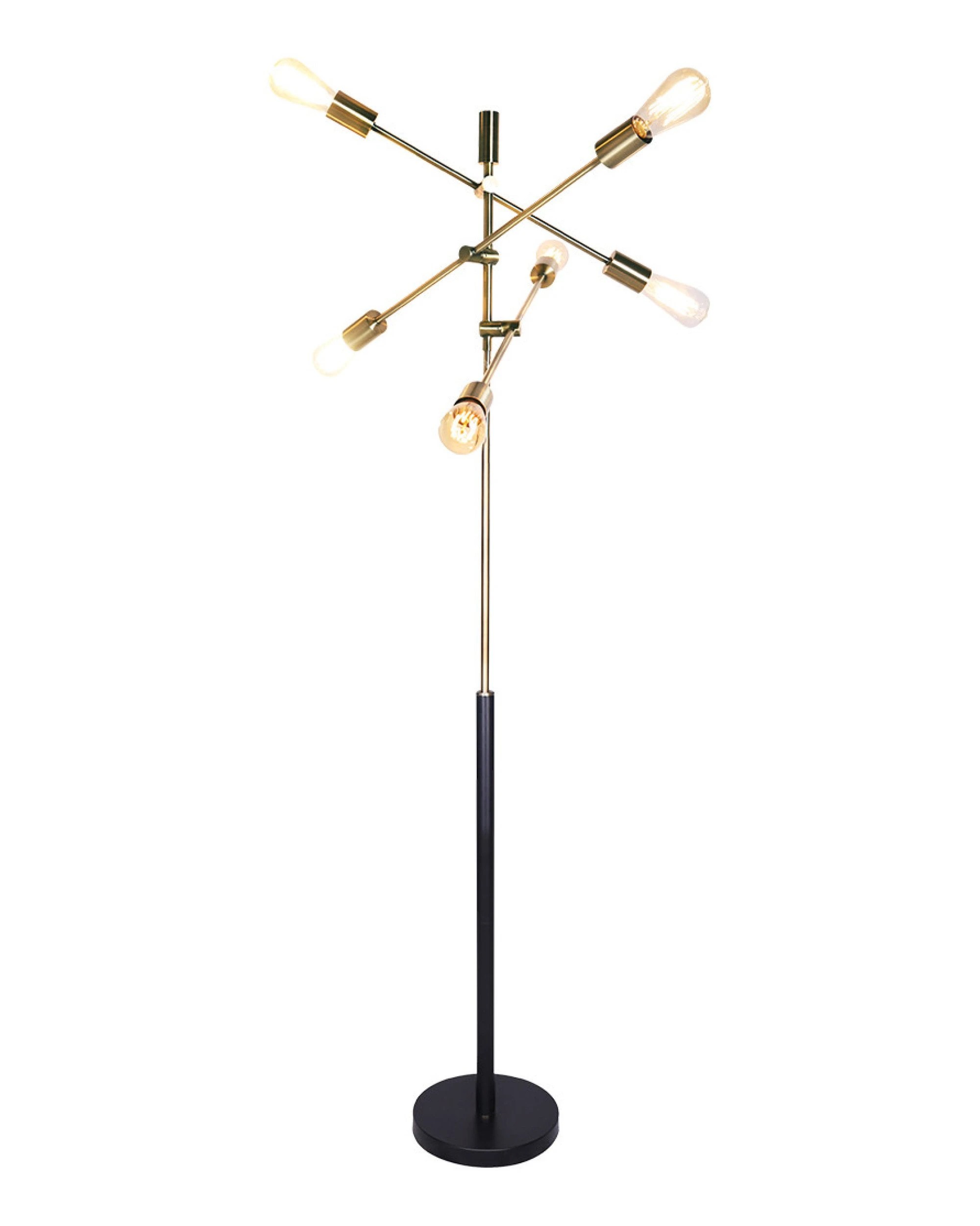 1 Sarantino 6-Light Metal Sputnik Floor Lamp, 1 of 10