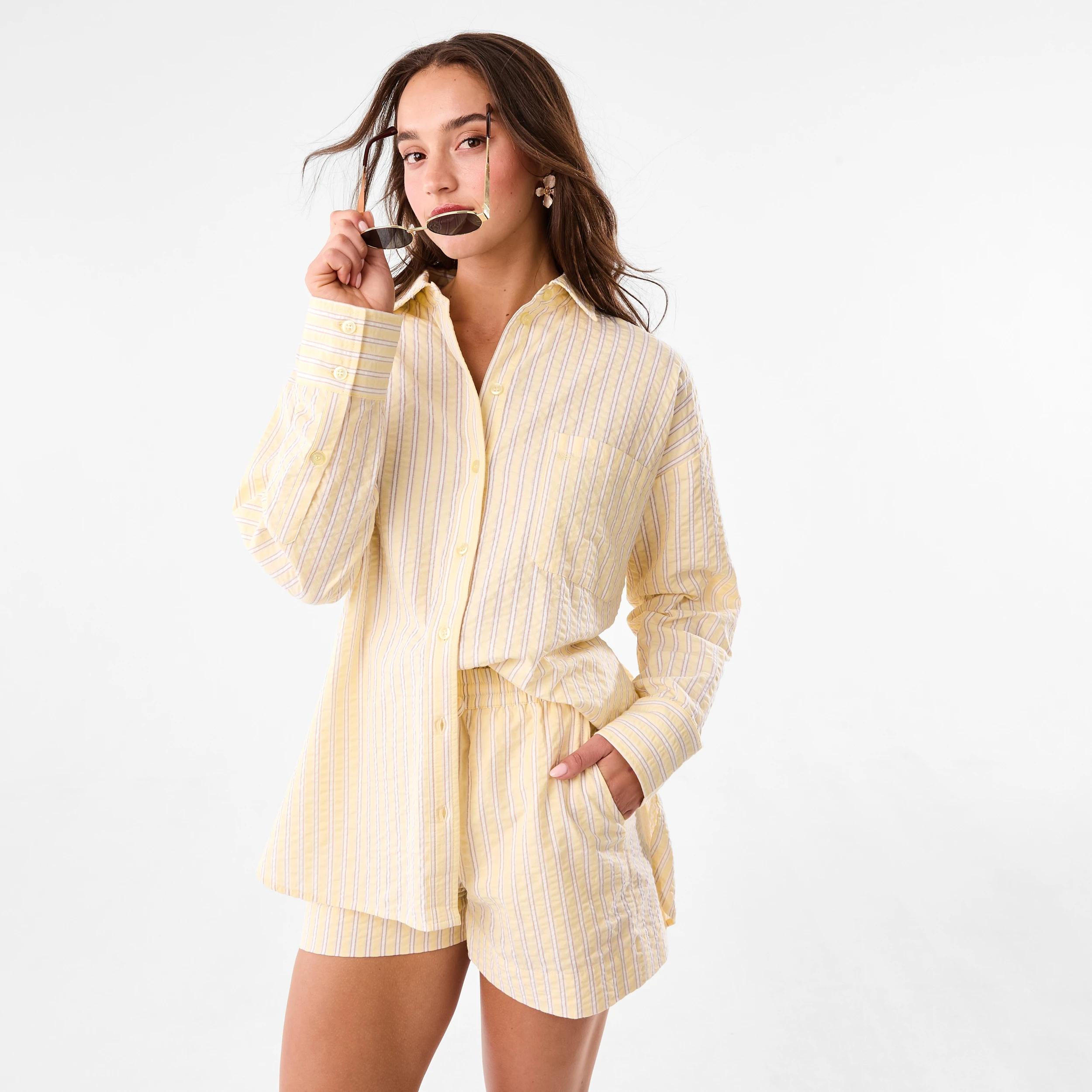 4 Seersucker Shorts S Strp Yf, 4 of 5