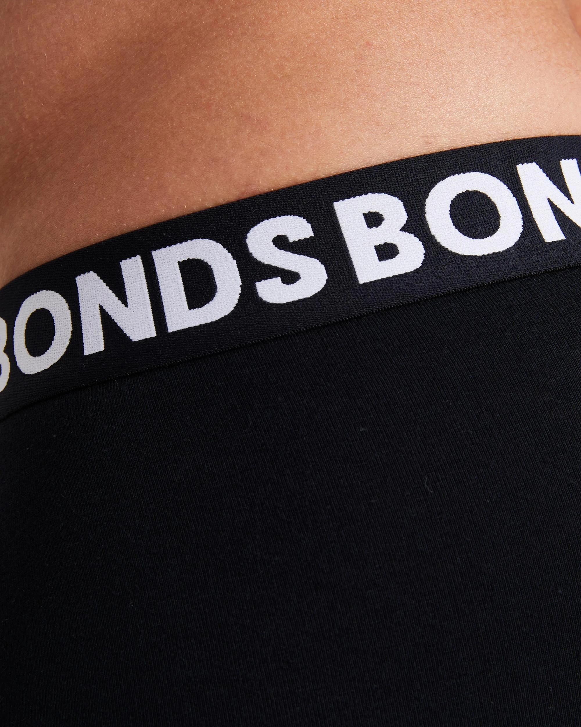 3 Bonds 3 Pack Everyday Trunks BLACK, 3 of 10