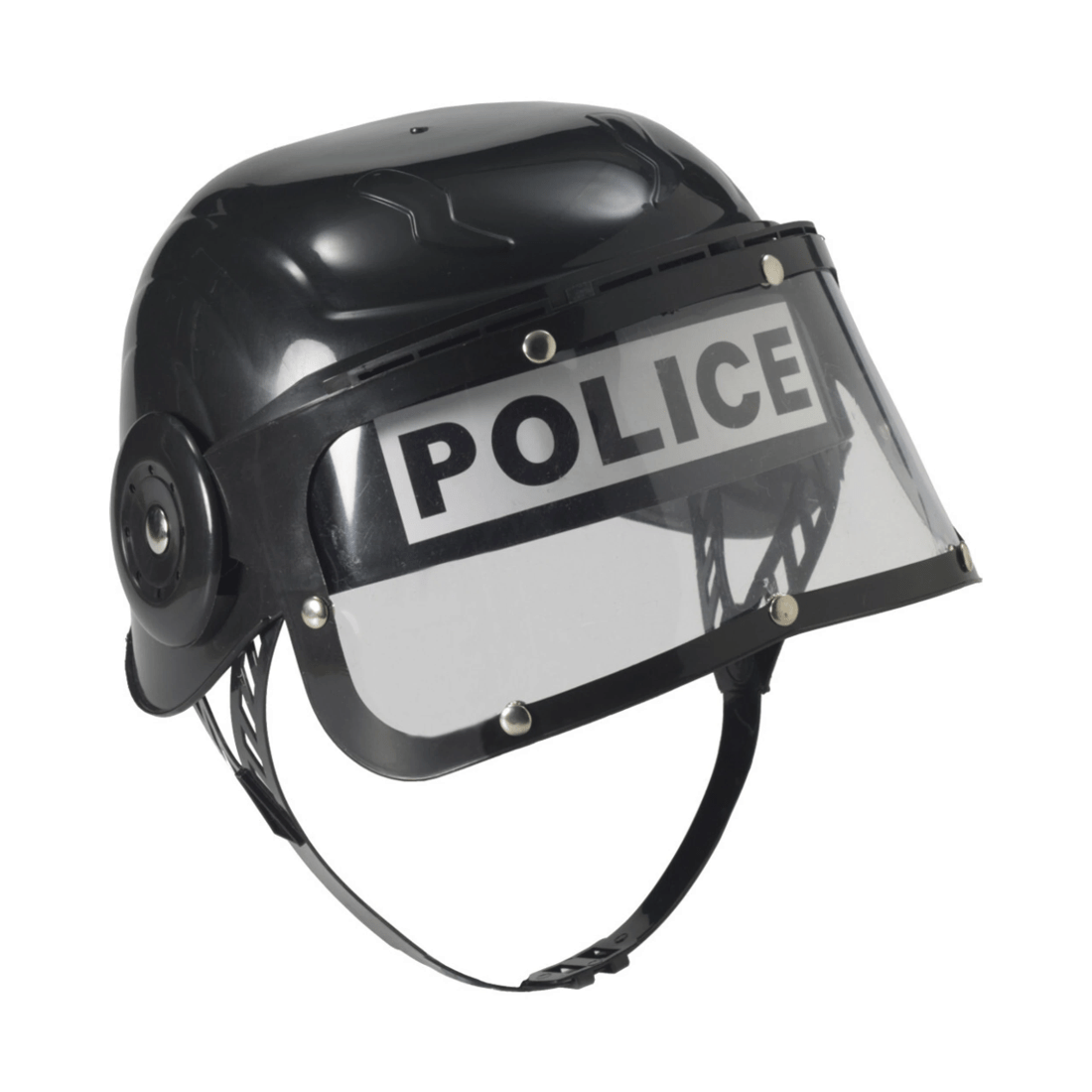 1 BR Costumes Police Hat Costume with Clear Visor and Adjustable Strap, 1 of 7