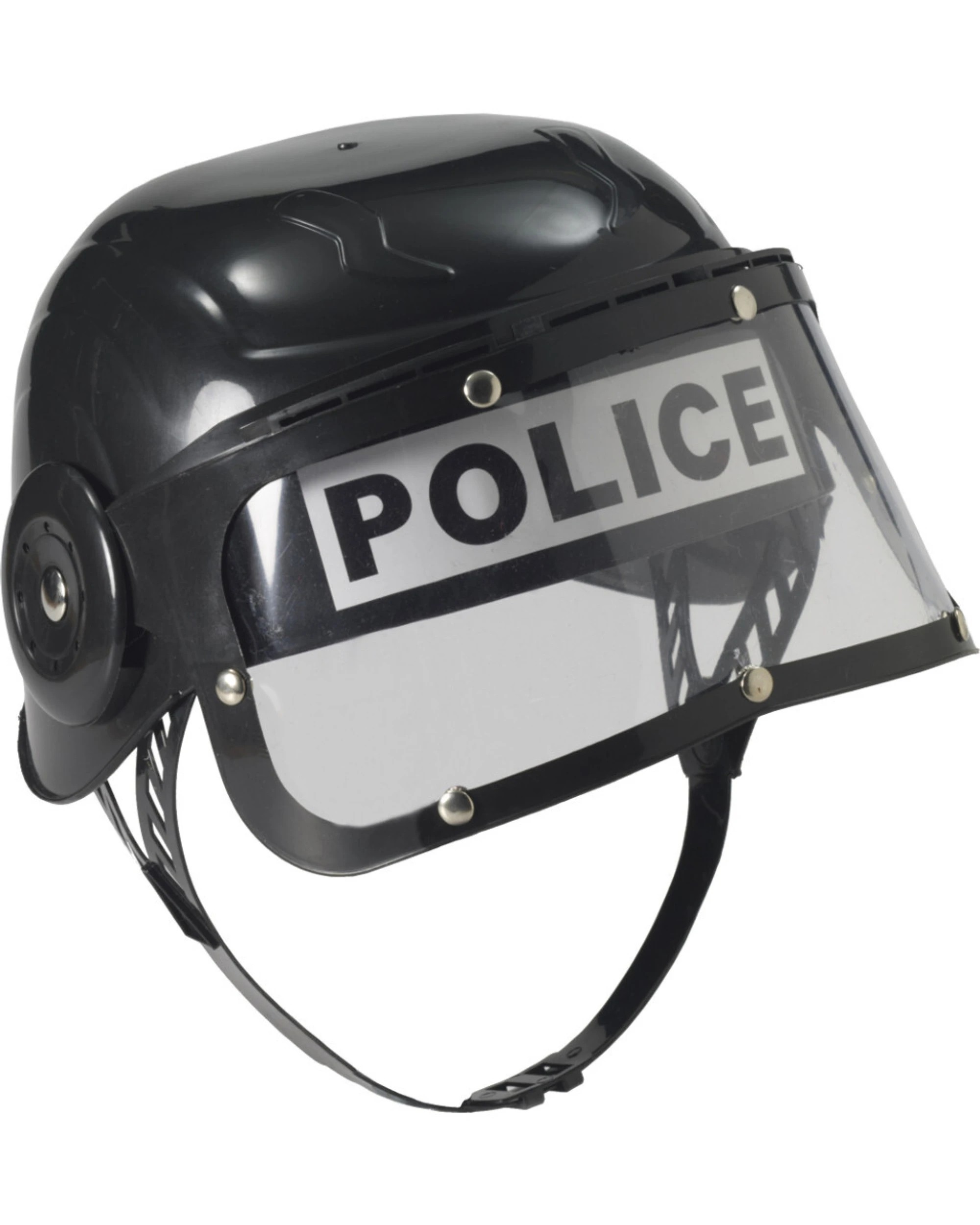 1 BR Costumes Police Hat Costume with Clear Visor and Adjustable Strap, 1 of 7