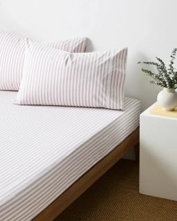 Arlo Stonewash Quilt Cover Set - Super King Bed - White