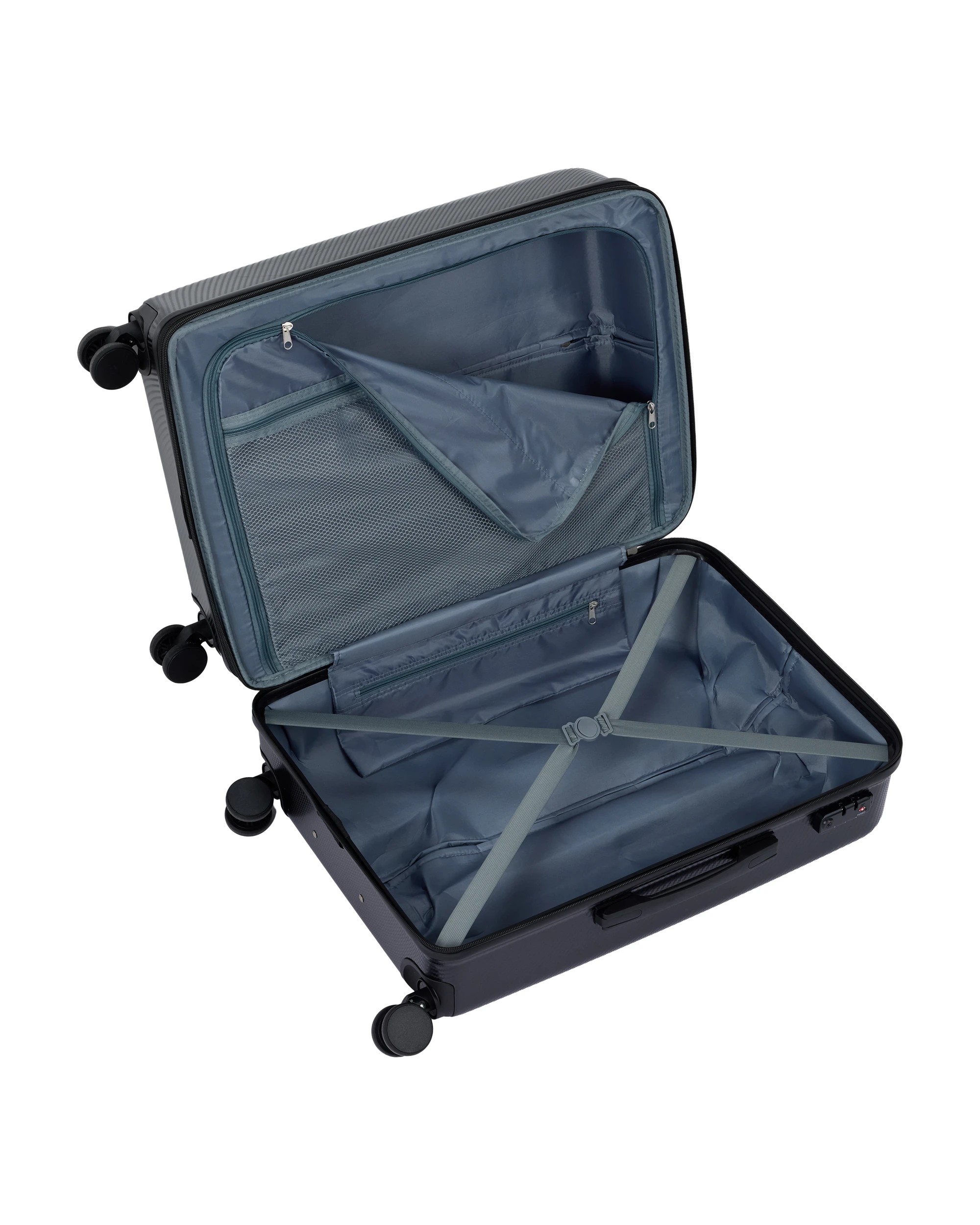 3 61cm Albany Hard Case 4 Wheels - Graphite, 3 of 8