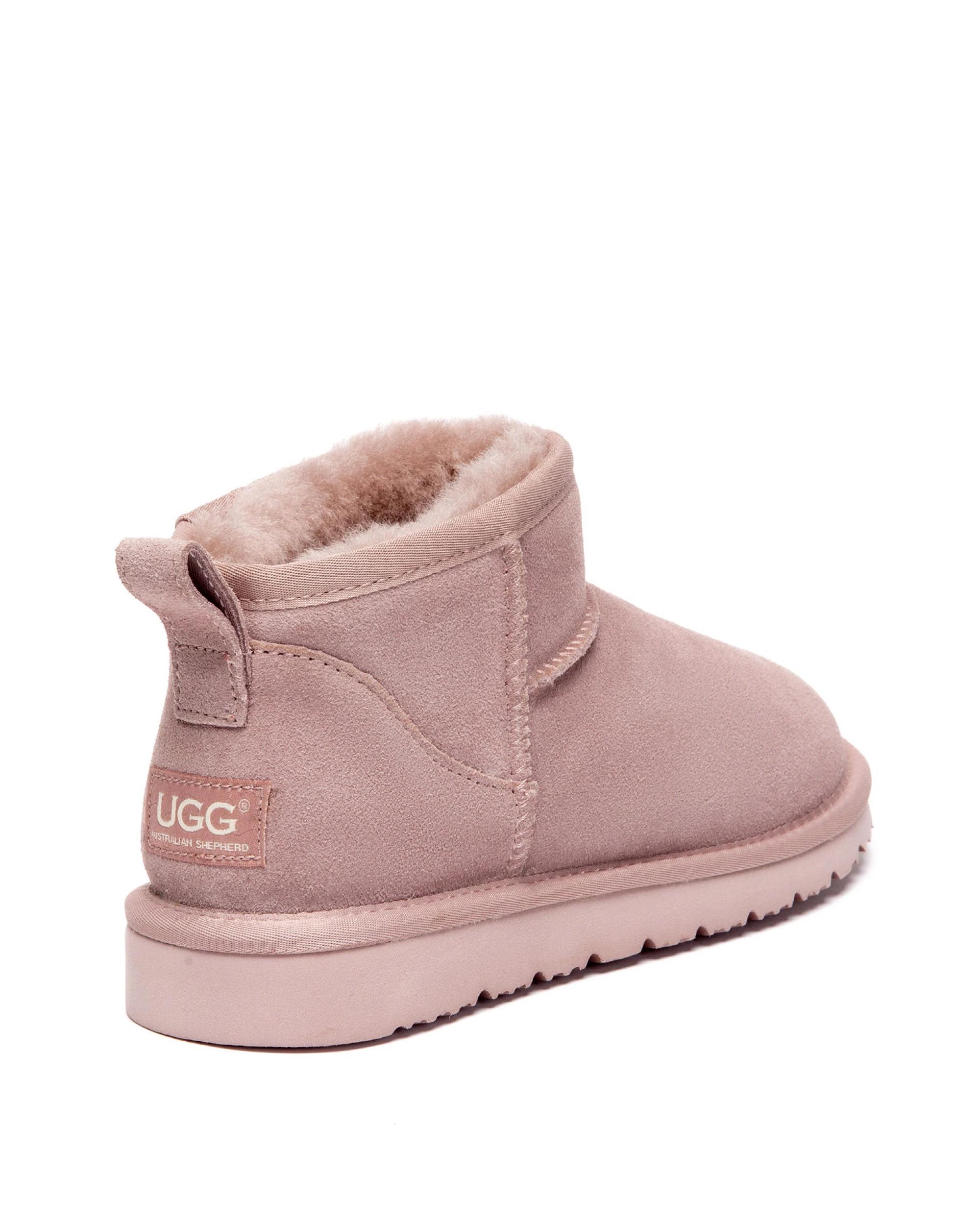 3 Australian Shepherd UGG Unisex Julia Cow Suede Boots DAWN PINK, 3 of 5