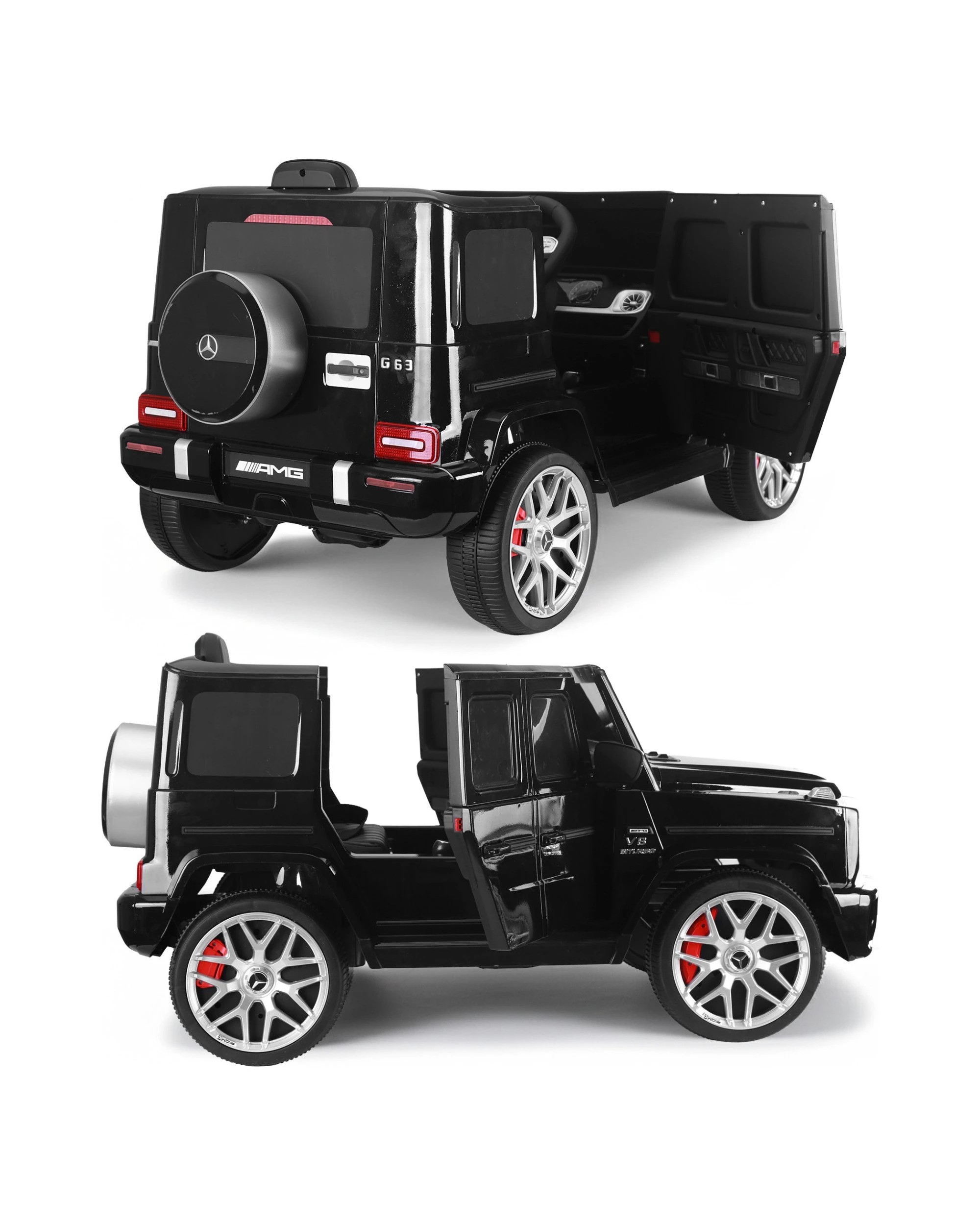 3 Kahuna Mercedes Benz AMG G63 Kids Electric Ride-On Car with Remote Control - Black, 3 of 6