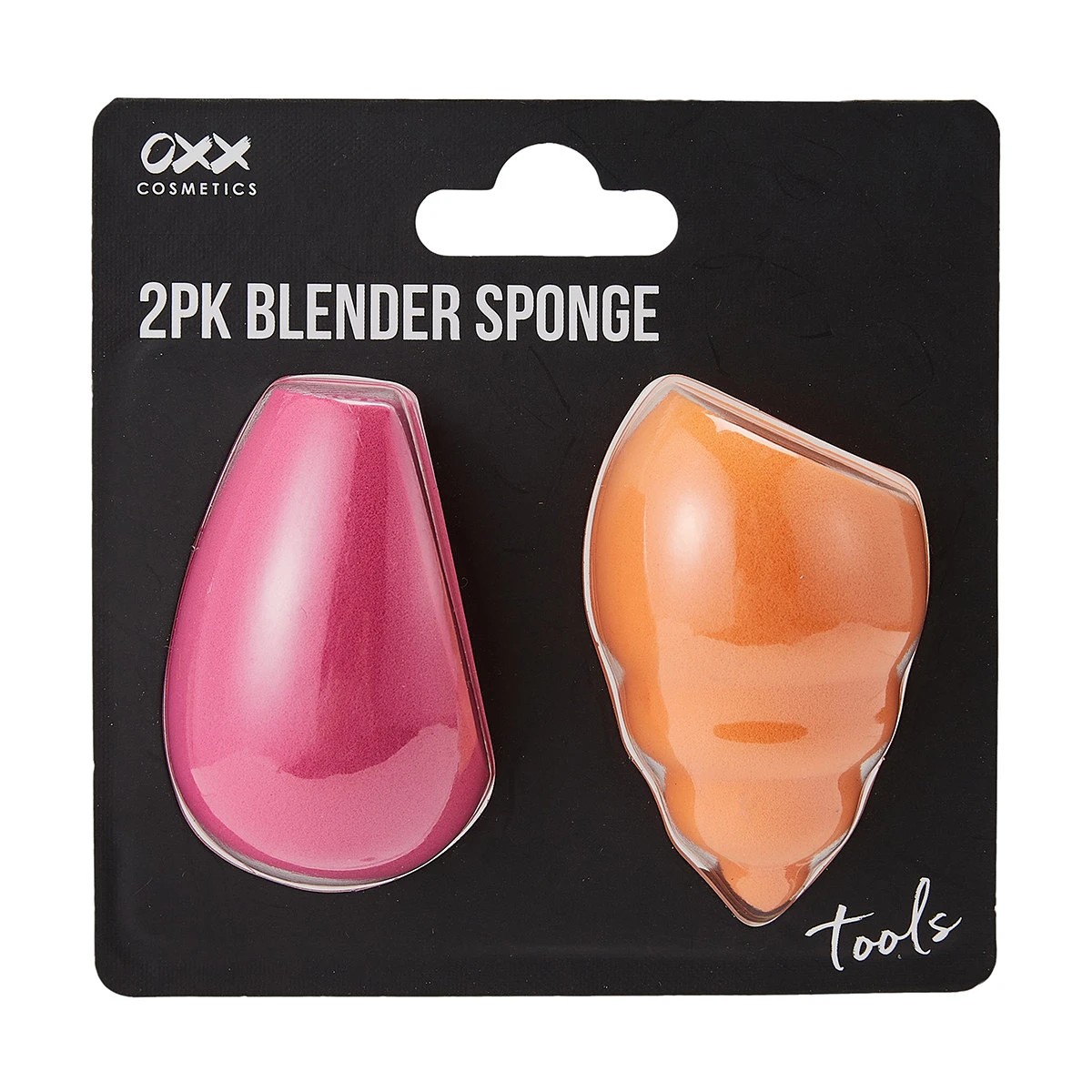 1 OXX Cosmetics 2 Pack Blender Sponge - Pink and Orange, 1 of 7