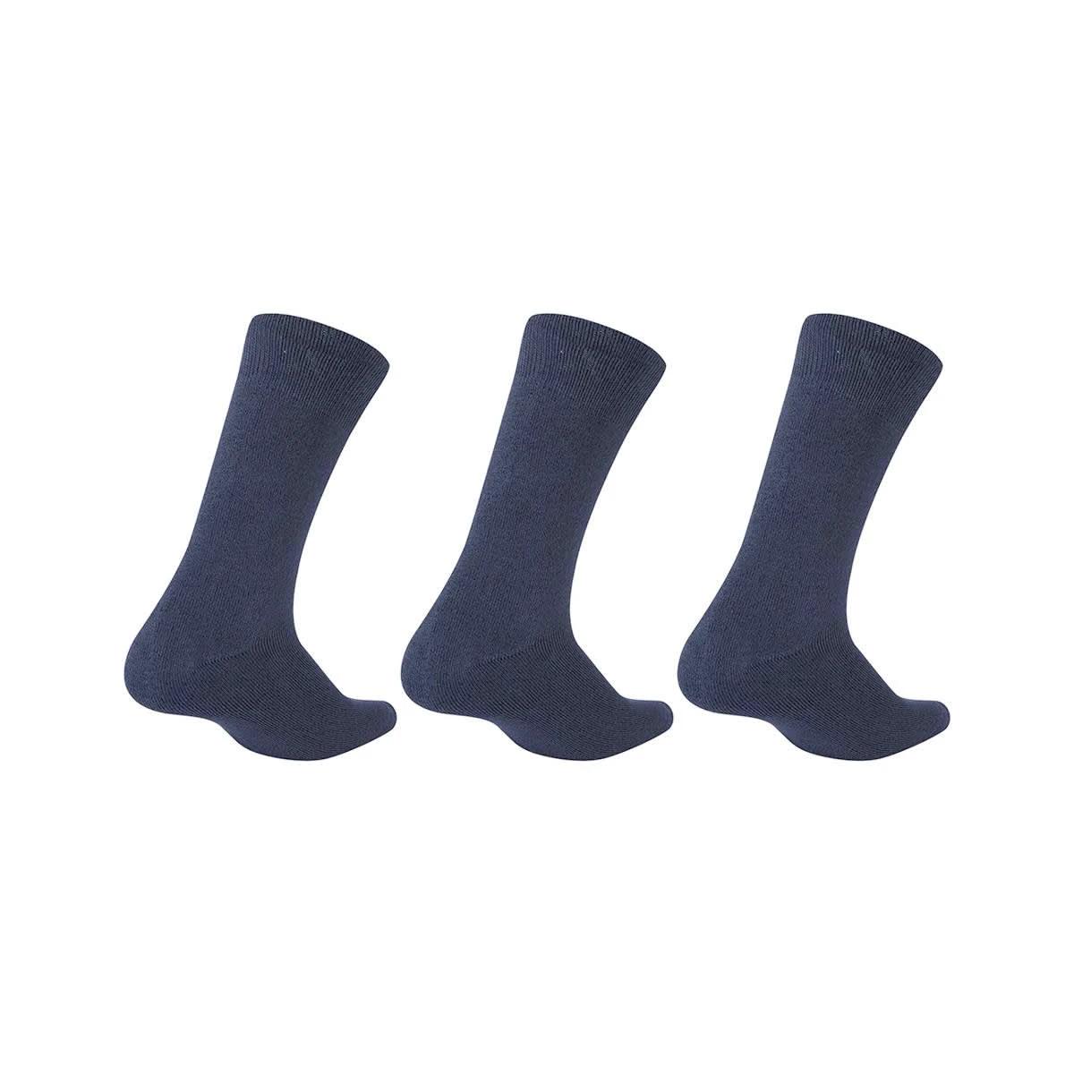 2 3 Pack Bamboo Casual Socks DENIM MARLE, 2 of 3